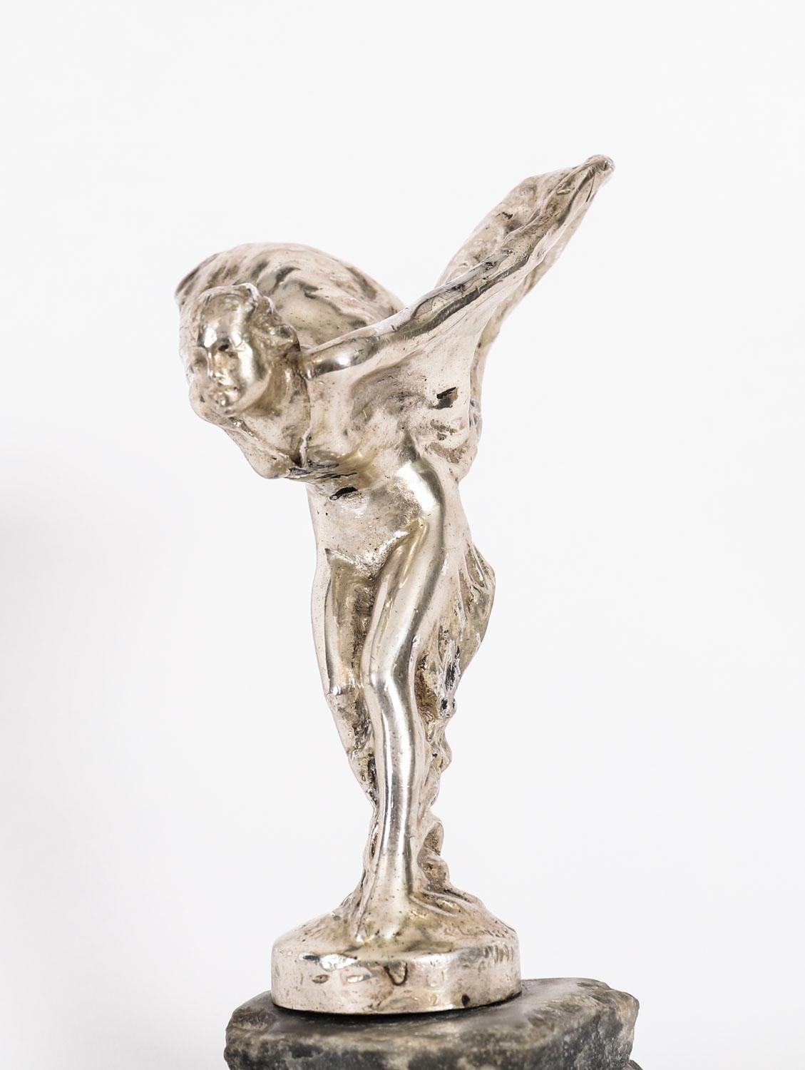 Antique Rolls Royce Spirit of Ecstasy Mascot Signed 20th Century For Sale 7