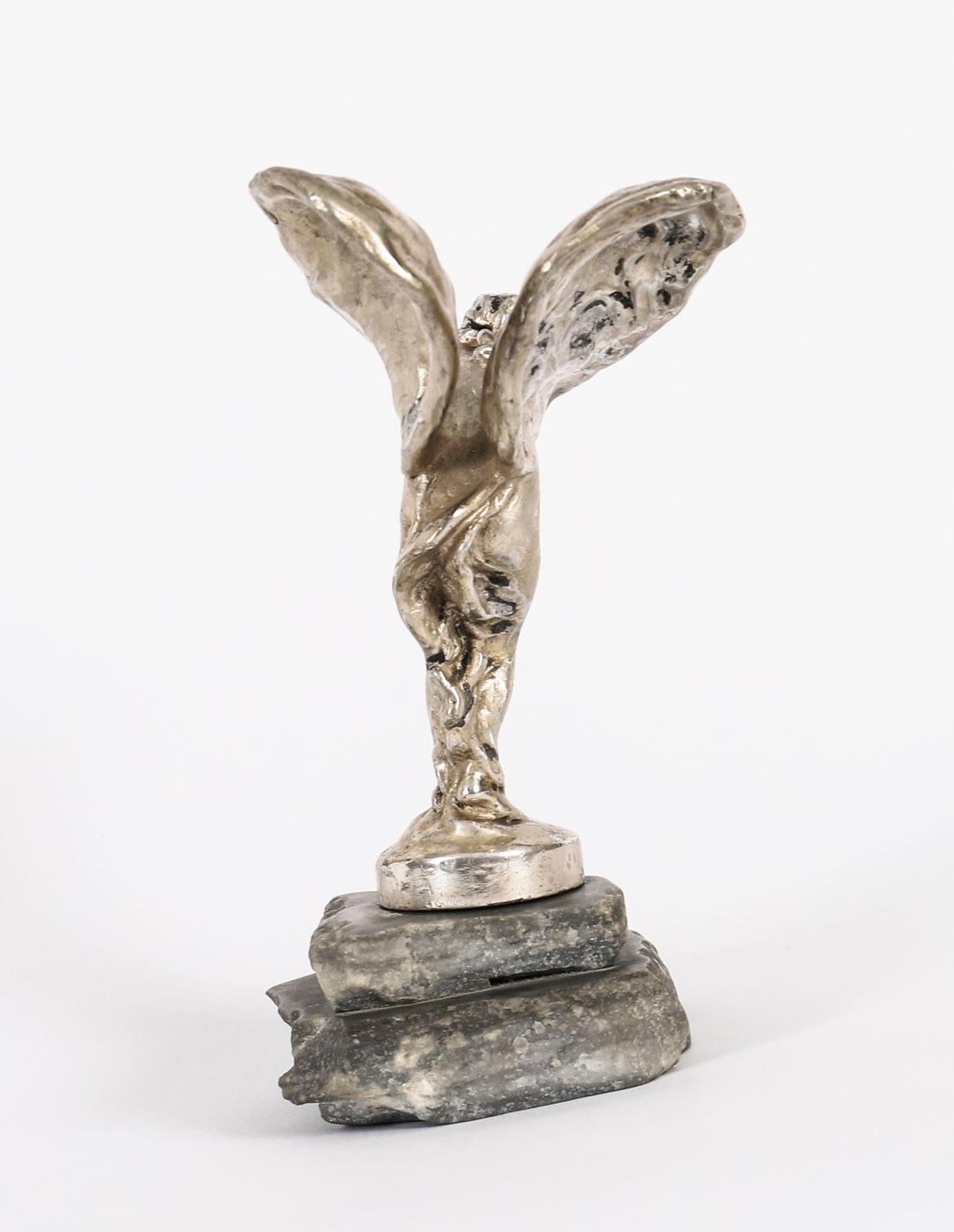 Antique Rolls Royce Spirit of Ecstasy Mascot Signed 20th Century For Sale 10