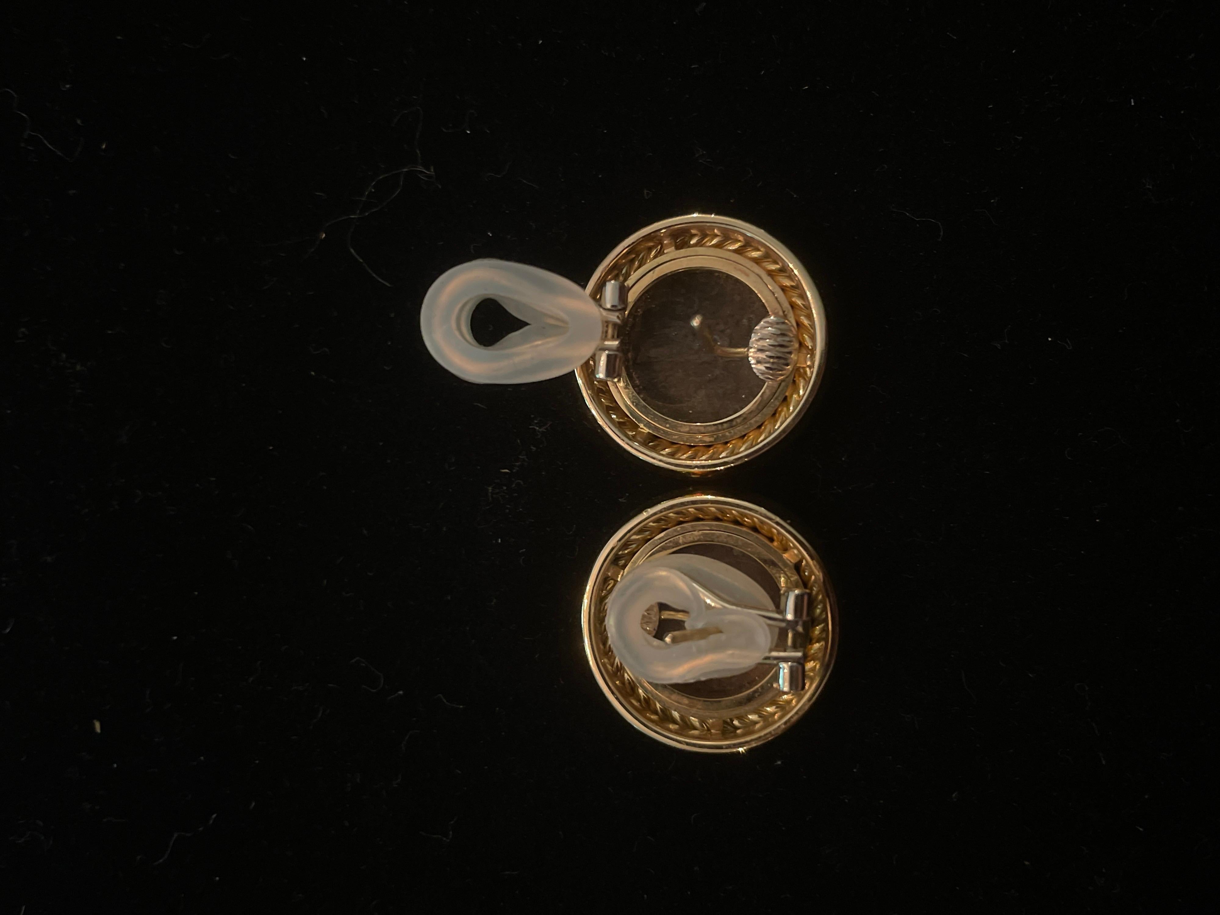 Men's Antique Roman Coin Earrings For Sale