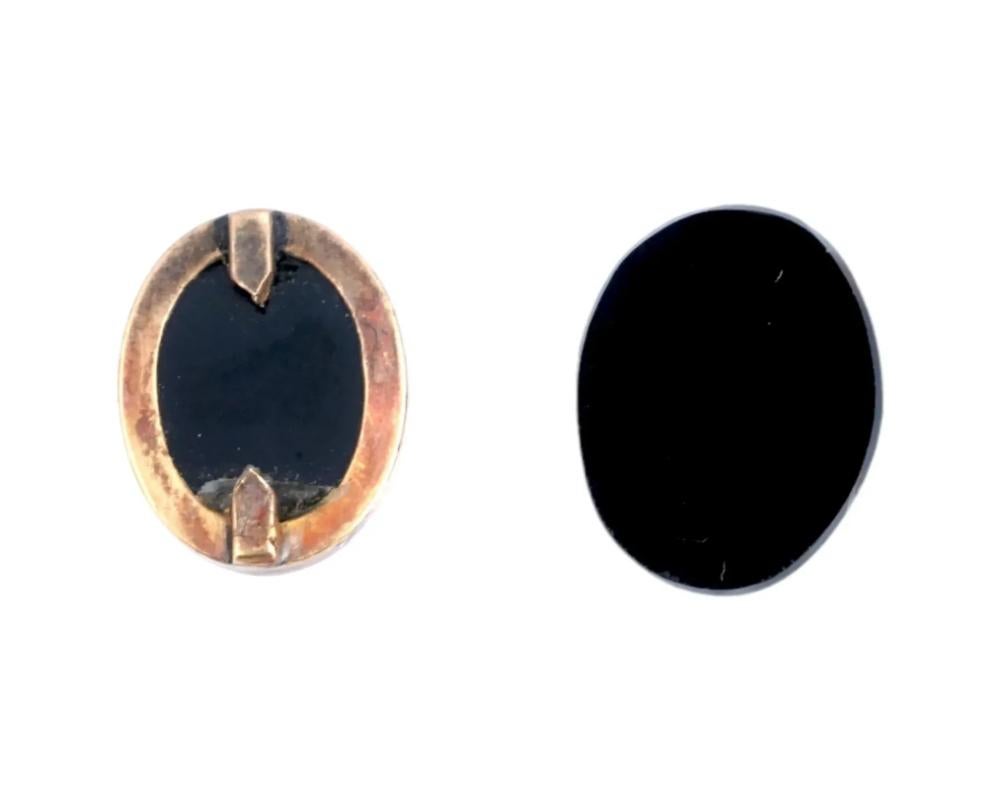 Women's Antique Roman Oval Carved Sardonyx Stone Cameos