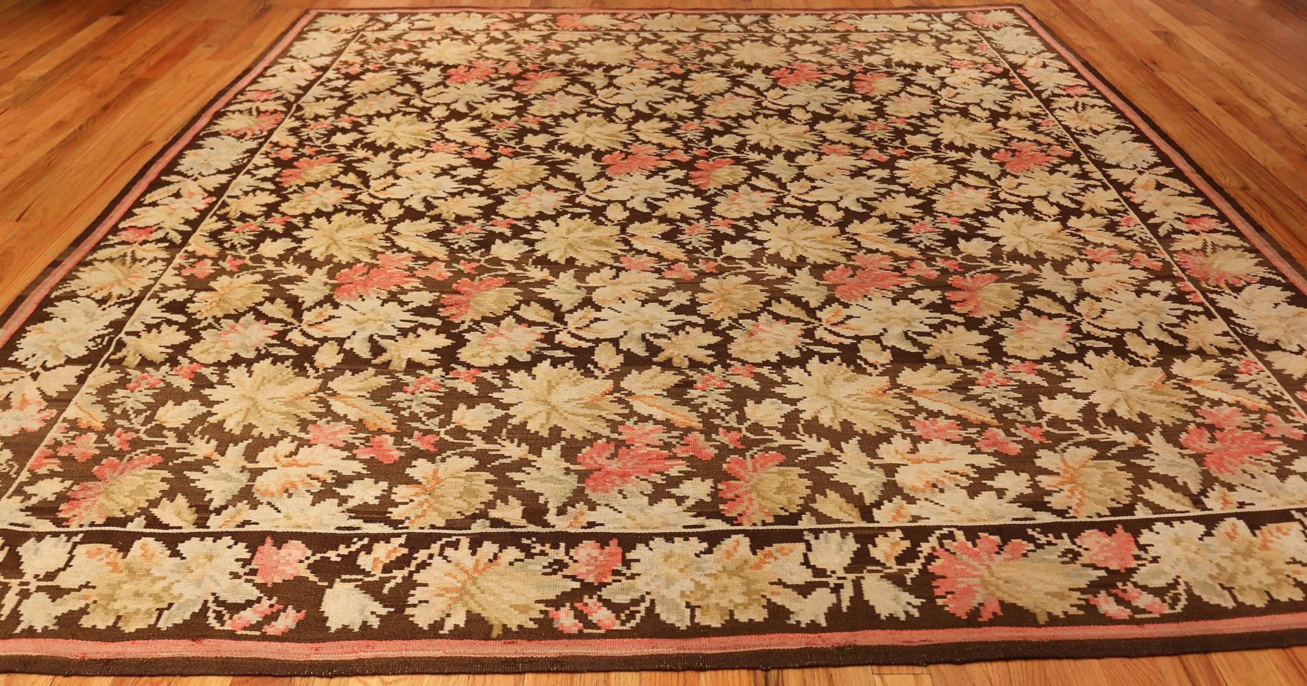 Nazmiyal Collection Antique Romanian Bessarabian Rug. 9 ft 8 in x 10 ft 8 in 4