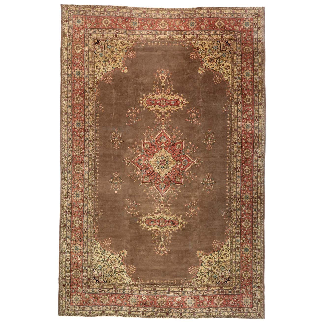 Antique Romanian Palace Size Rug with Rustic Victorian Style For Sale ...