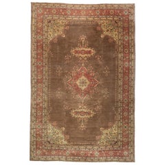 Used Romanian Palace Size Rug with Rustic Victorian Style