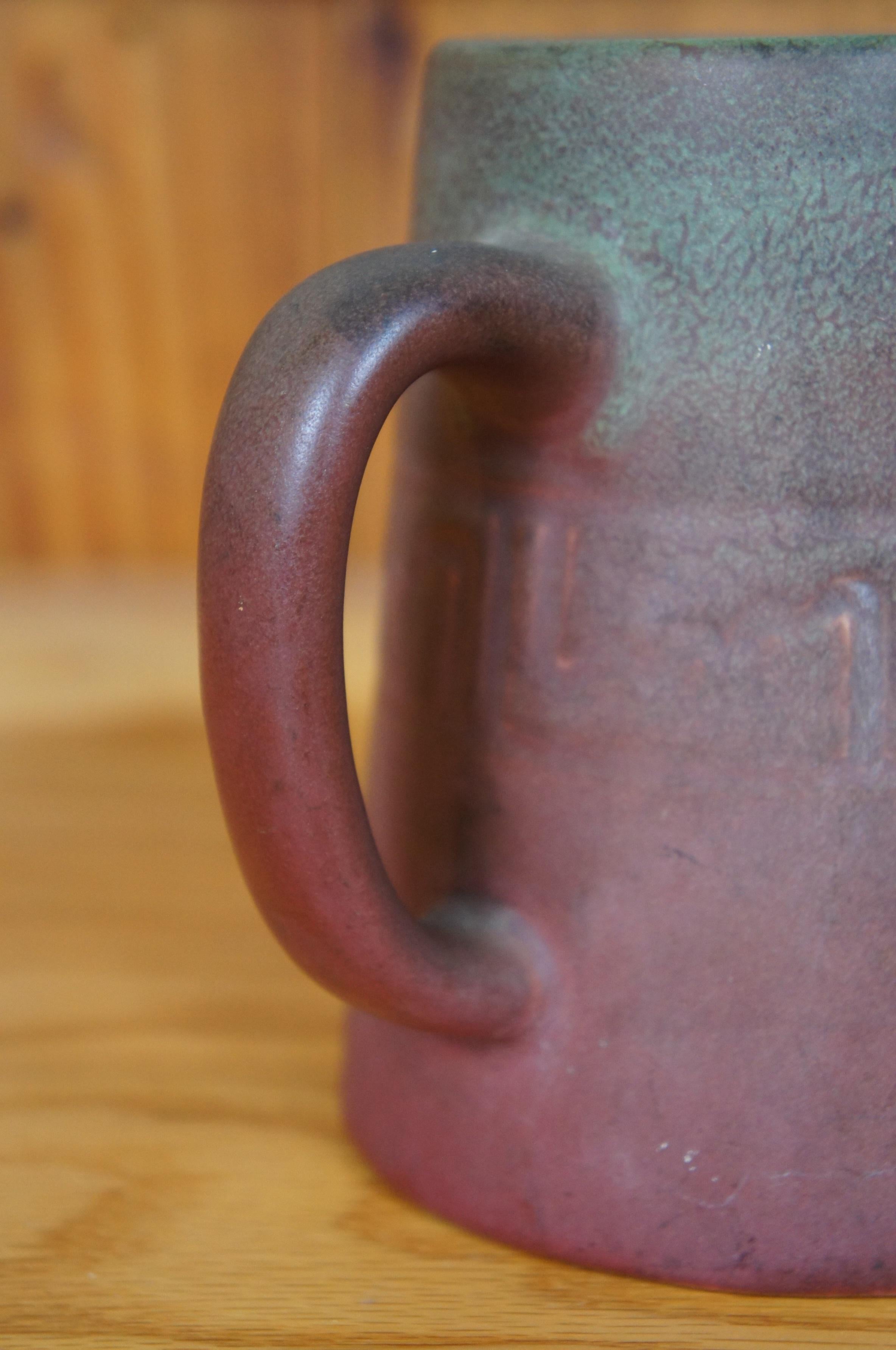 Antiquité Rookwood 1905 VII 587 Vellum Matte Glaze Mug Stein Cup 5