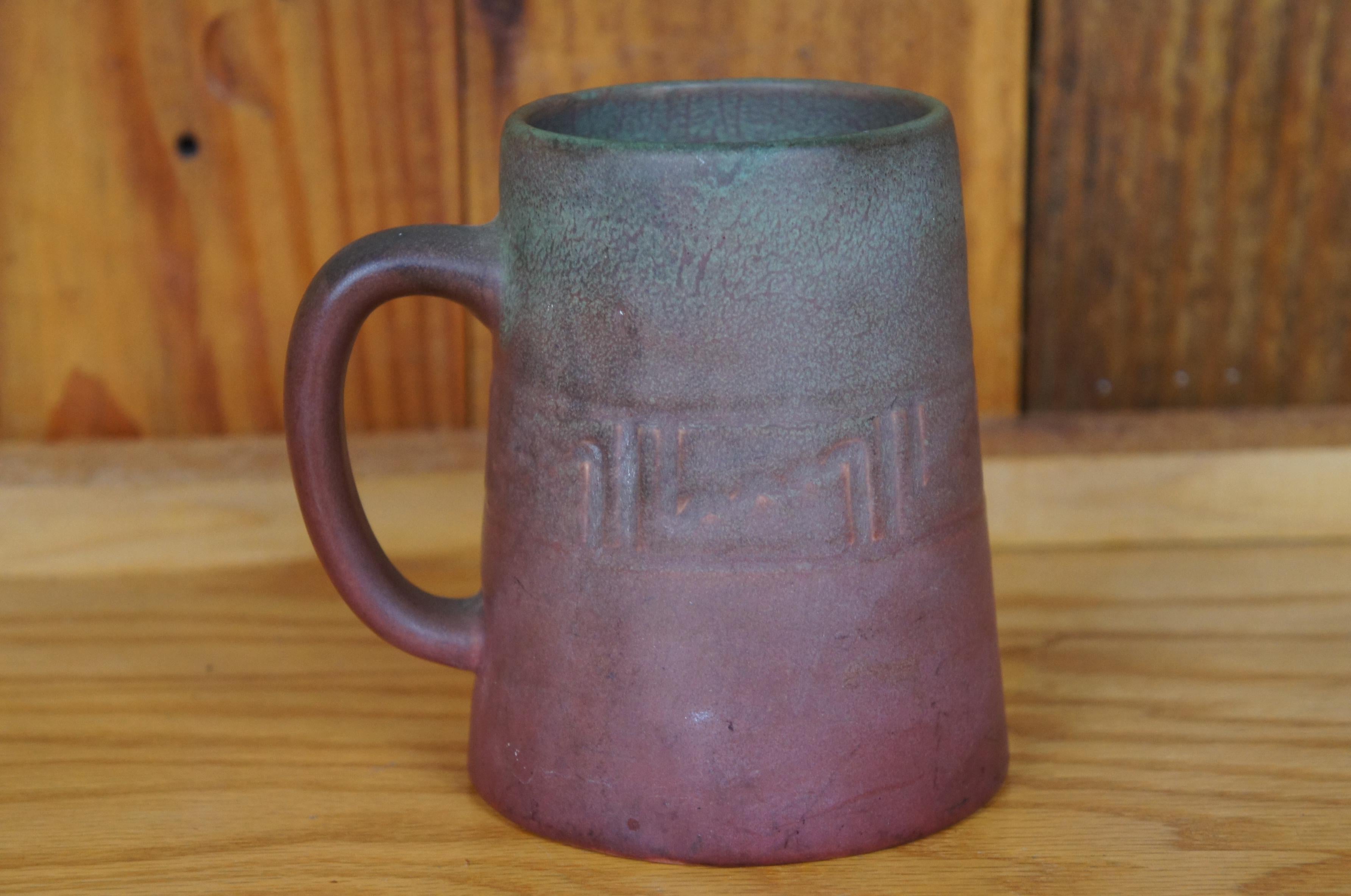 Antiquité Rookwood 1905 VII 587 Vellum Matte Glaze Mug Stein Cup 5