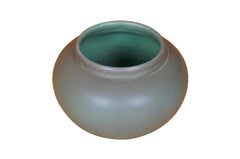 1908 Antique Rookwood VIII Olga Geneva Reed 622 Green Pot Bowl 4.5"