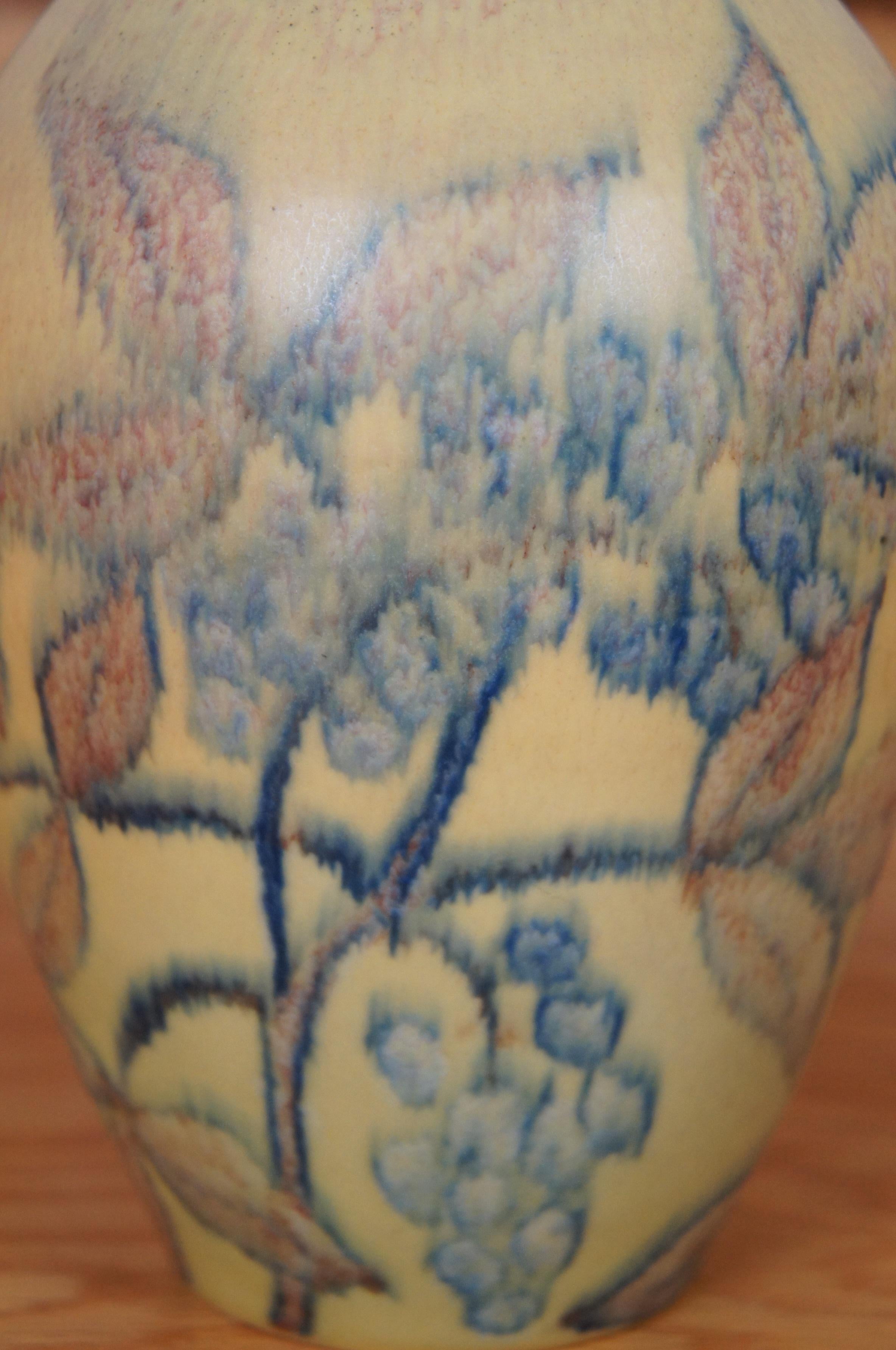 Antico Vaso Urna Rookwood 1929 XXIX Jensen Vellum Opaco 7.25
