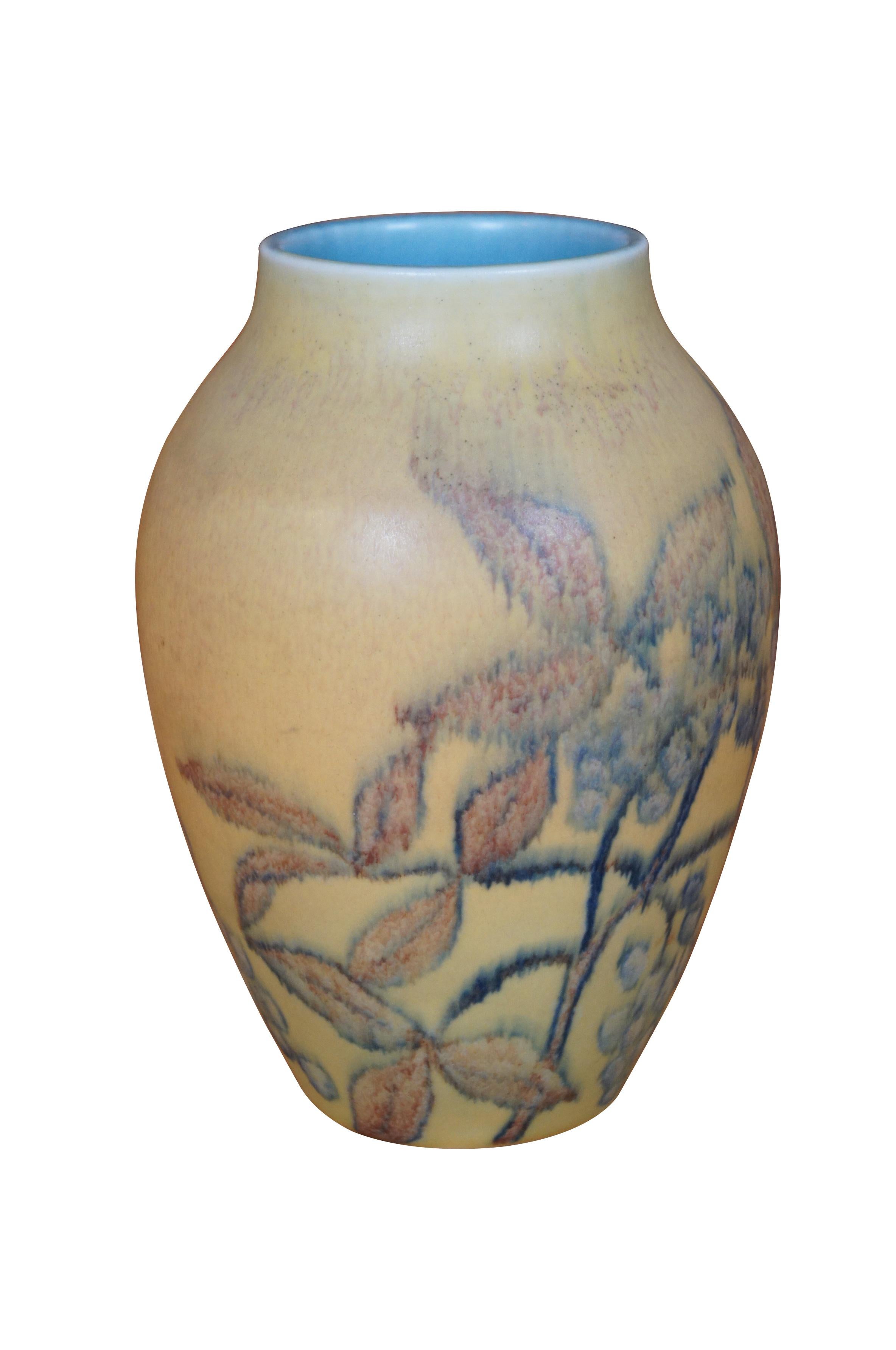Antico Vaso Urna Rookwood 1929 XXIX Jensen Vellum Opaco 7.25