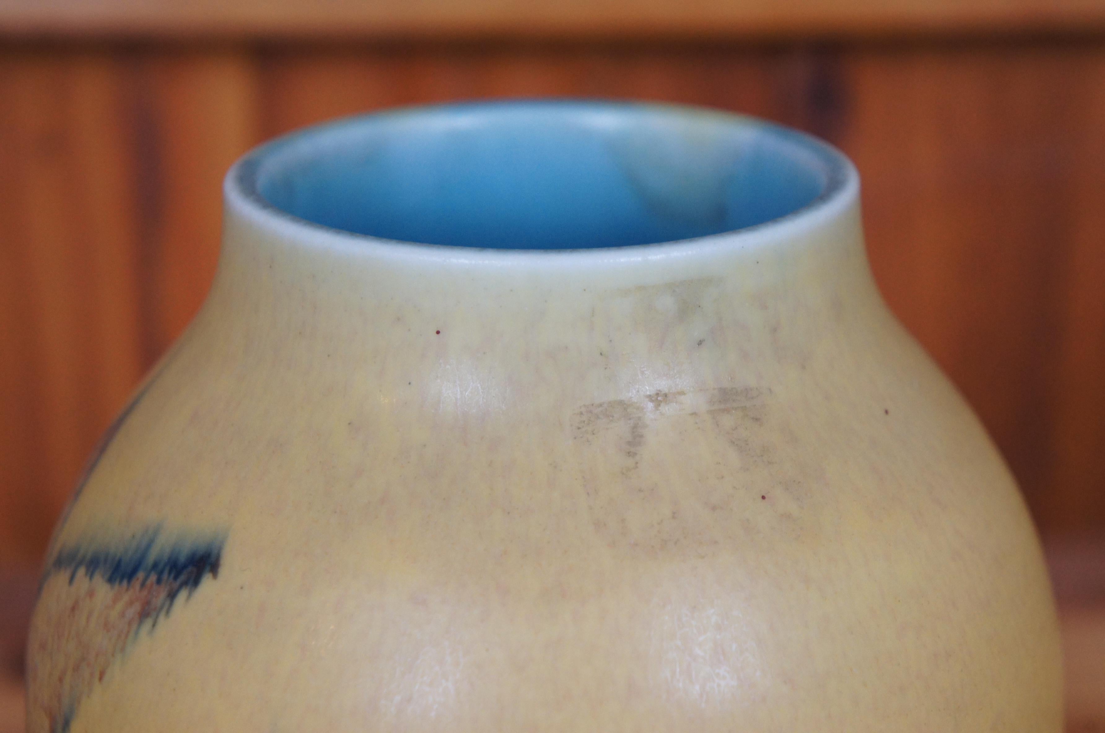 Terracotta Antico Vaso Urna Rookwood 1929 XXIX Jensen Vellum Opaco 7.25