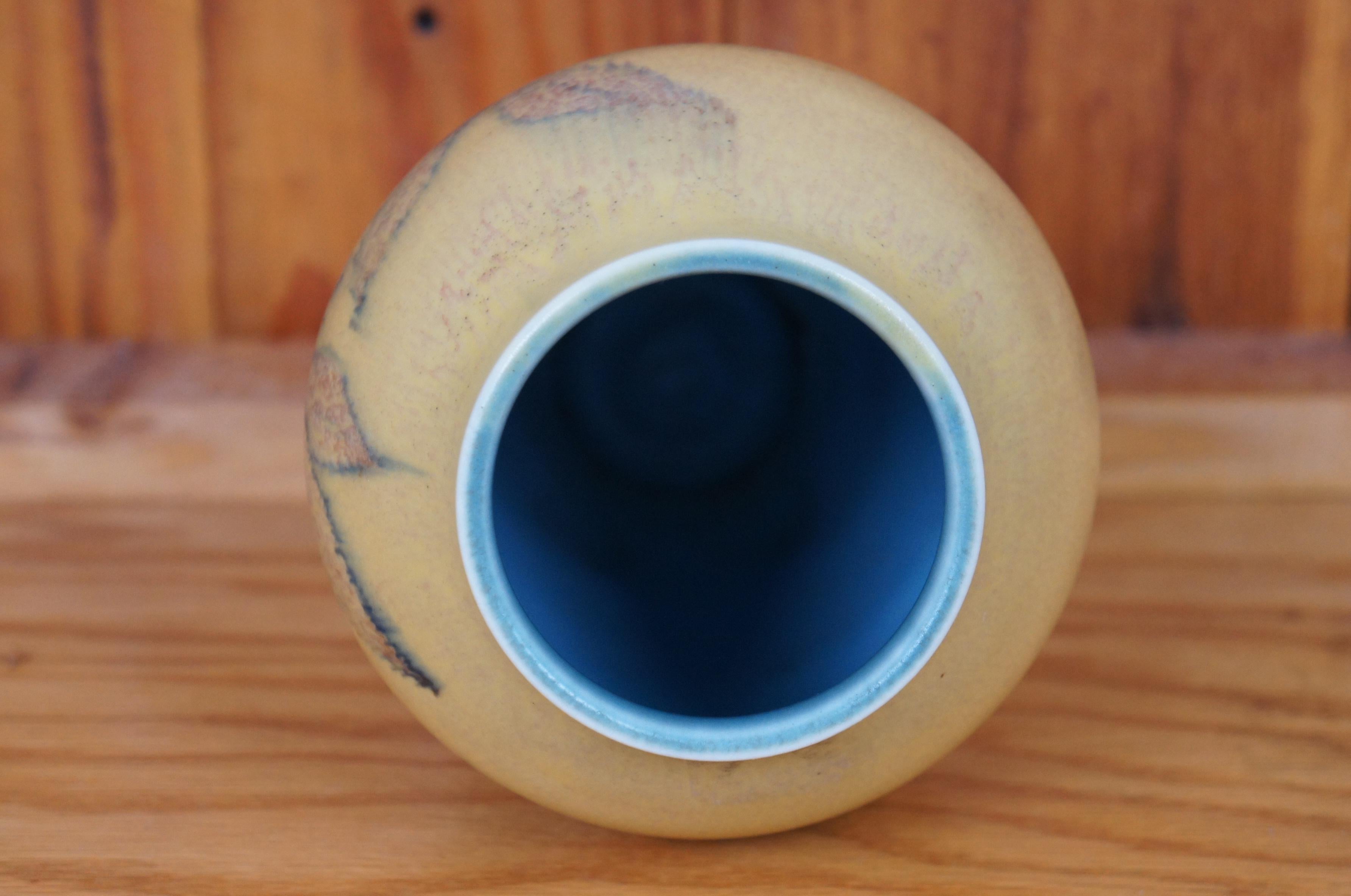 Antico Vaso Urna Rookwood 1929 XXIX Jensen Vellum Opaco 7.25