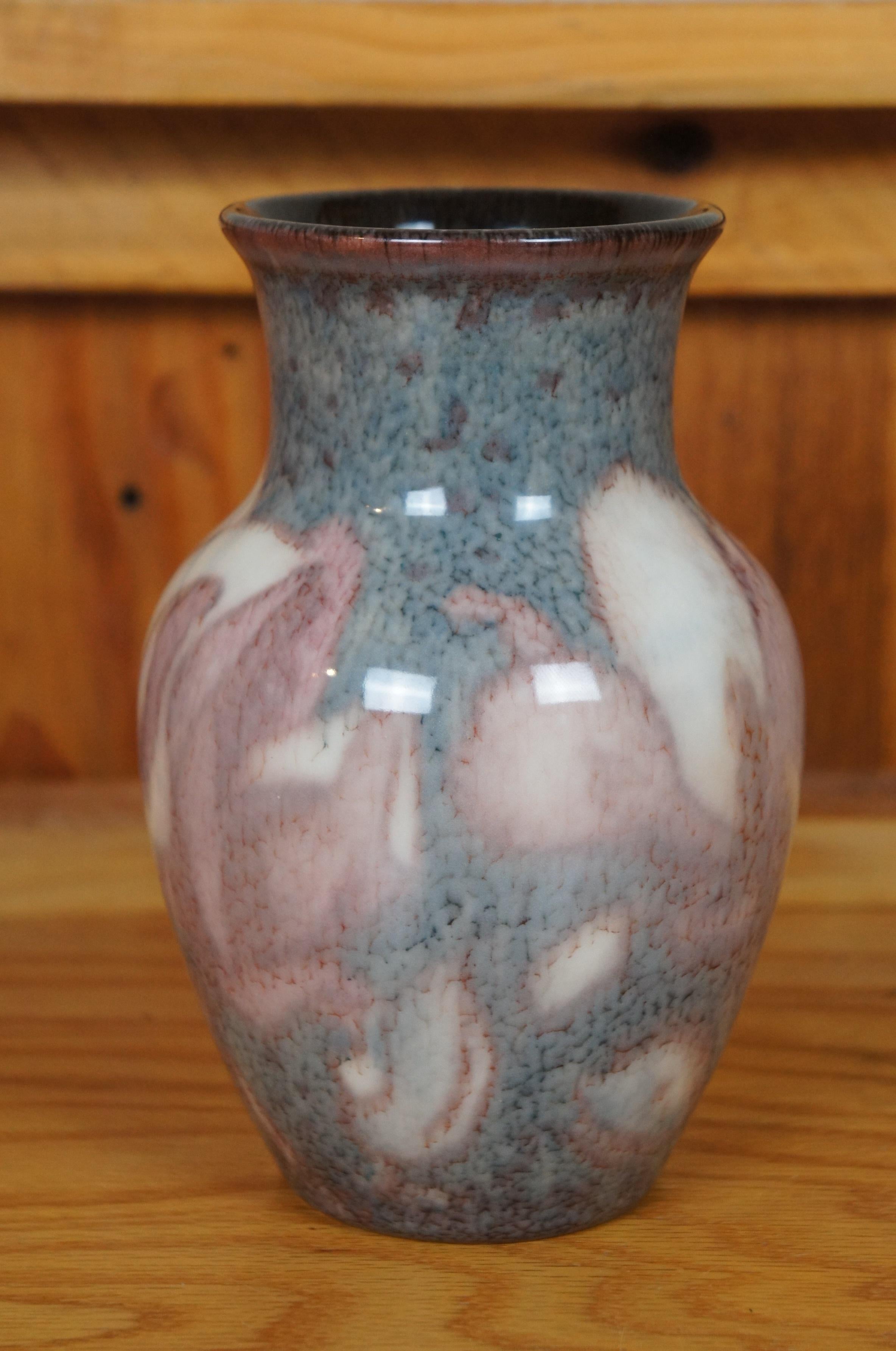 1933 Rookwood Jensen Special Demonstration Vellum Flower Vase 7.5