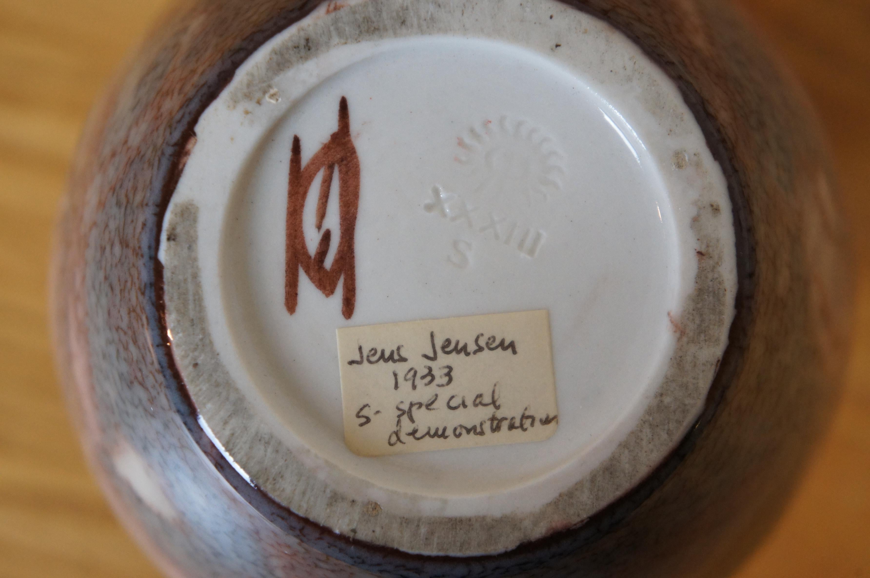 Terracotta 1933 Rookwood Jensen Special Demonstration Vellum Flower Vase 7.5