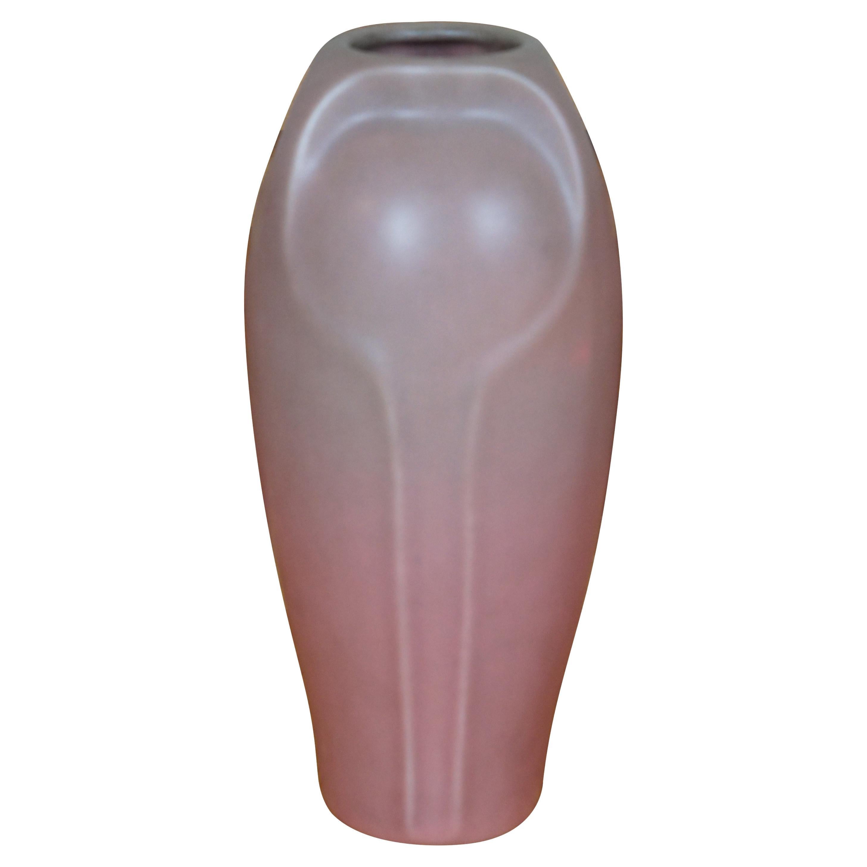 Antique Rookwood Art Deco 1920 XX Pink Matte Glaze Mantel Vase Urn 10"