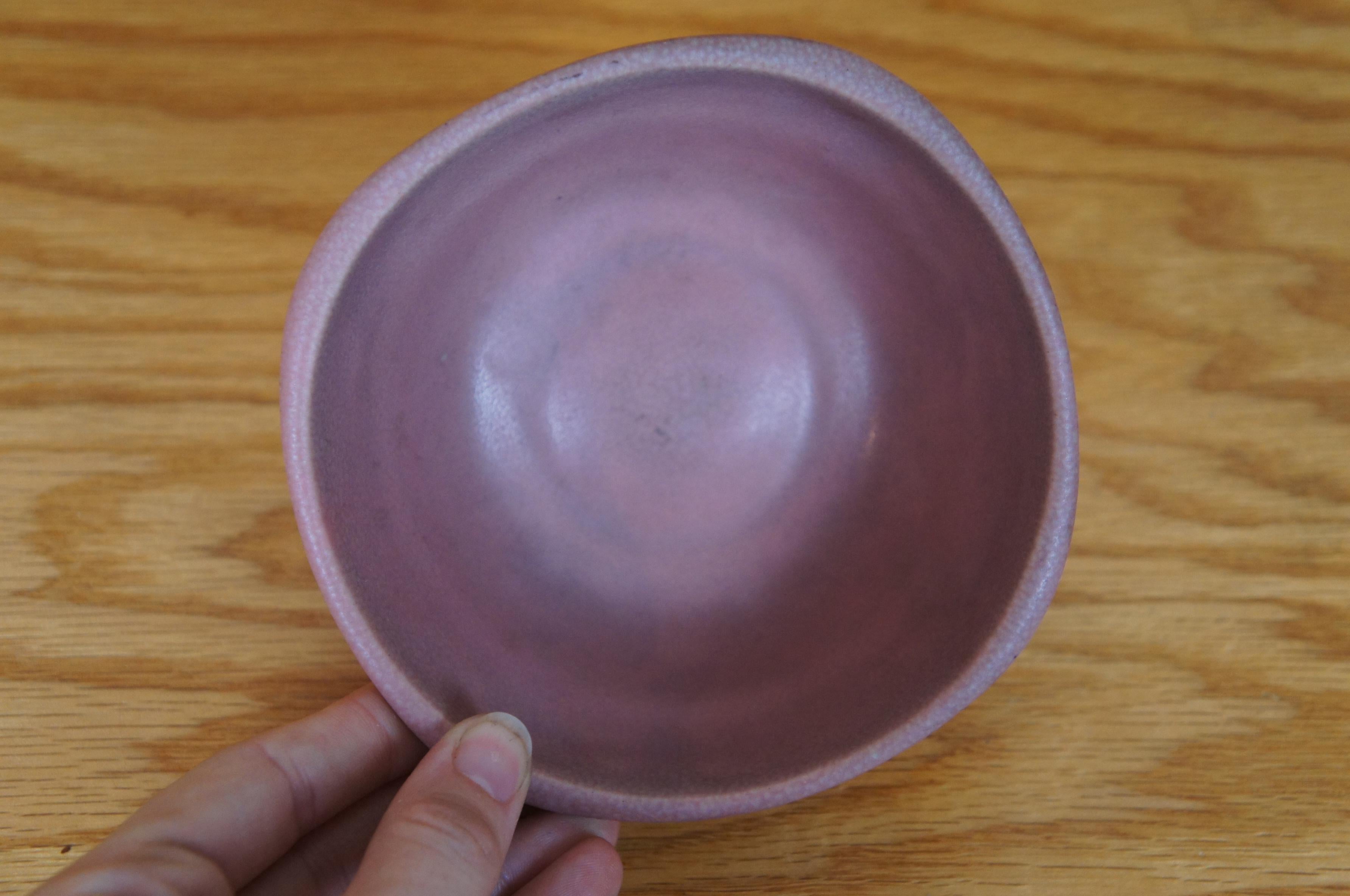1923 Antique Rookwood Art Deco XXIII Change Dish Bowl Compote 5