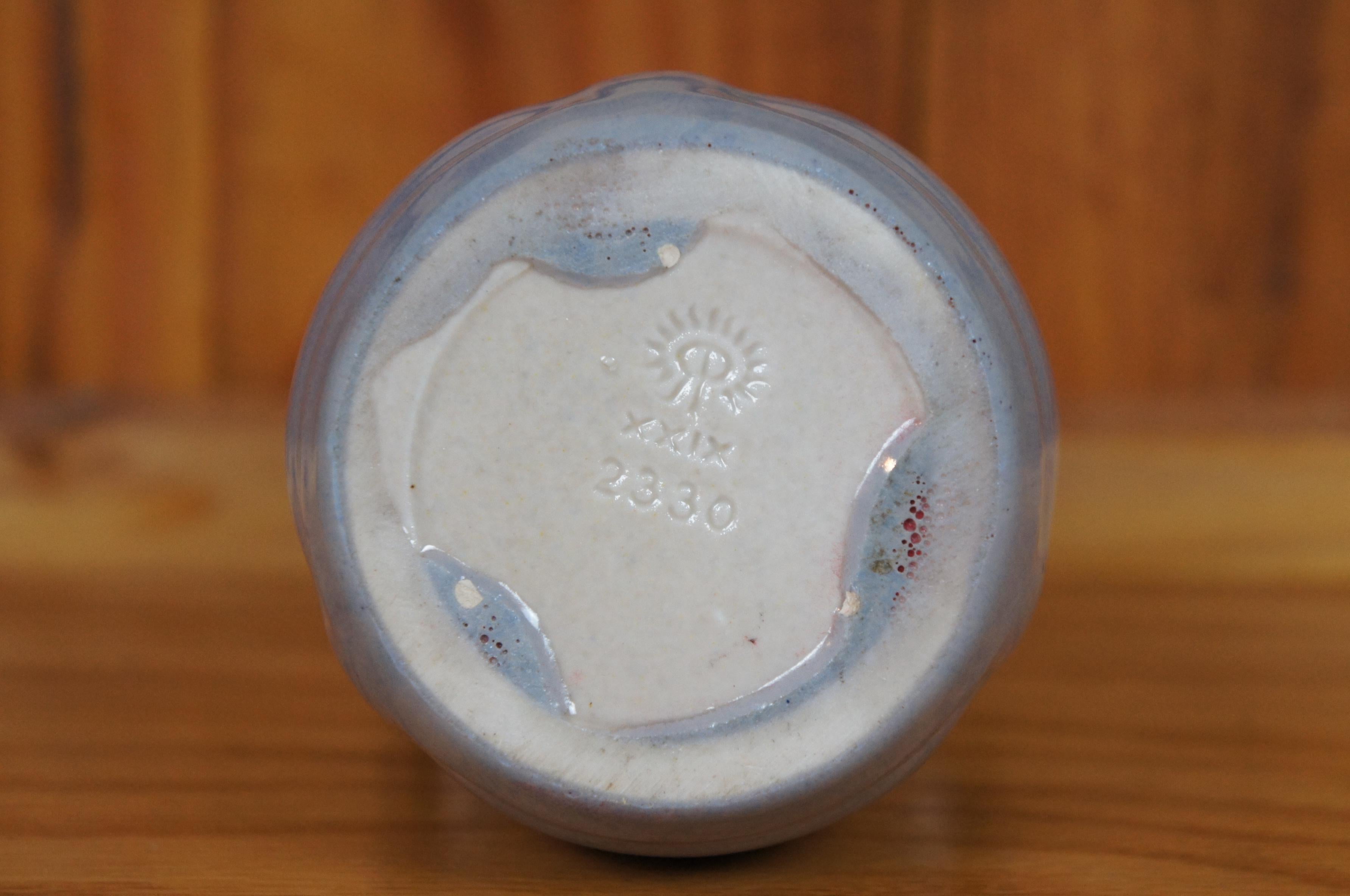 1929 Rookwood Art Deco XXIX 2330 Vaso a bocciolo di lavanda 5
