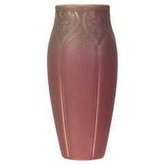 Antique Rookwood Art Pottery Pink Matt Glazed Vase Signed C1916