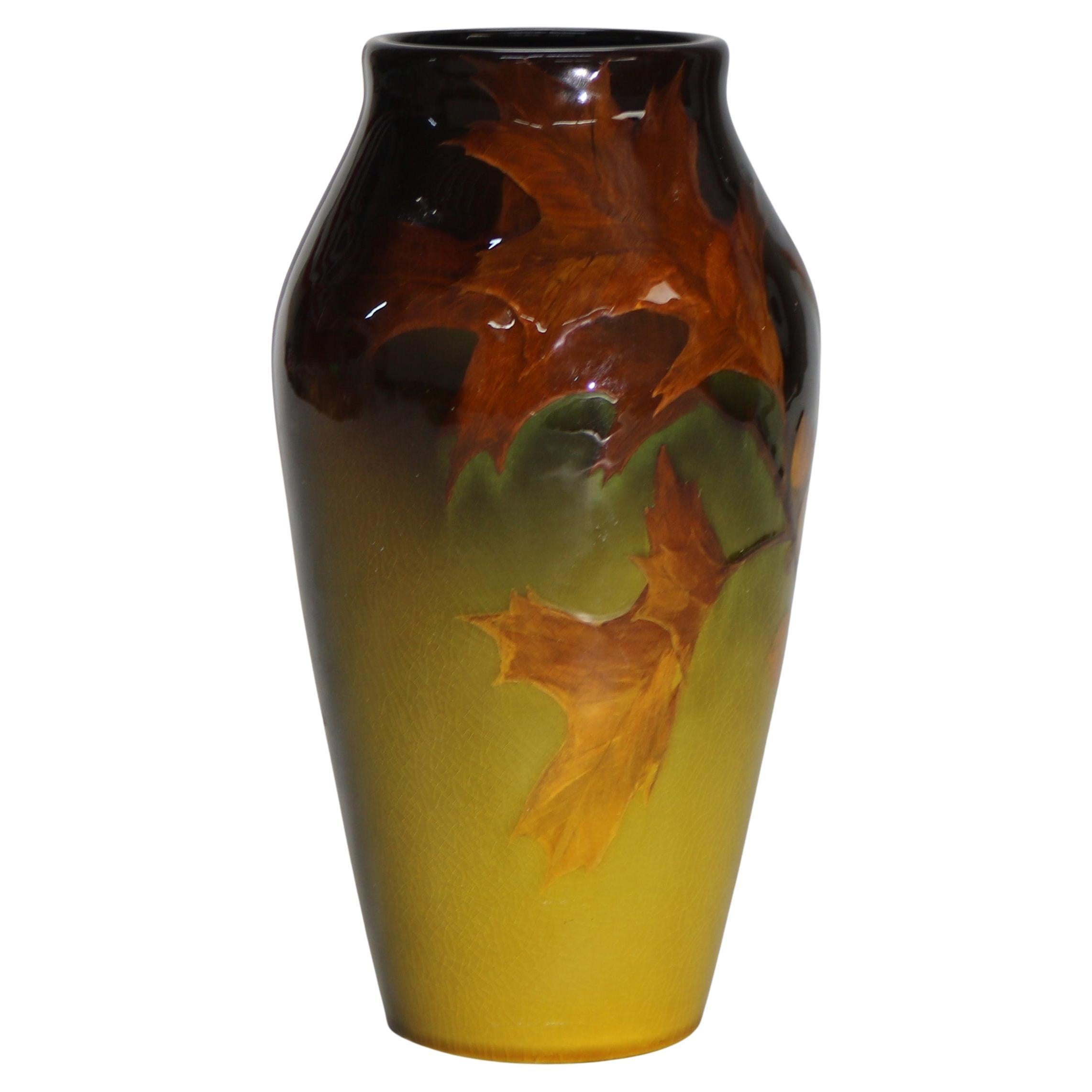 Antique Rookwood Standard Glazed Pottery Vase by Elizabeth Neave Lincoln c1903