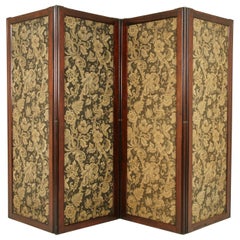 Antique Room Divider, Privacy Screen, Folding Screen, Scotland, 1880, B1412