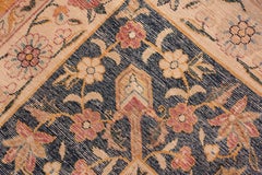 Antique Room Size Diamond Design Persian Kerman Rug