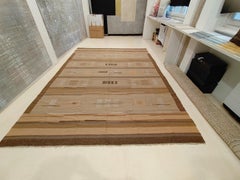 Antique Room Size Scandinavian Art Deco/Bauhaus Rug by Laila Karttunen