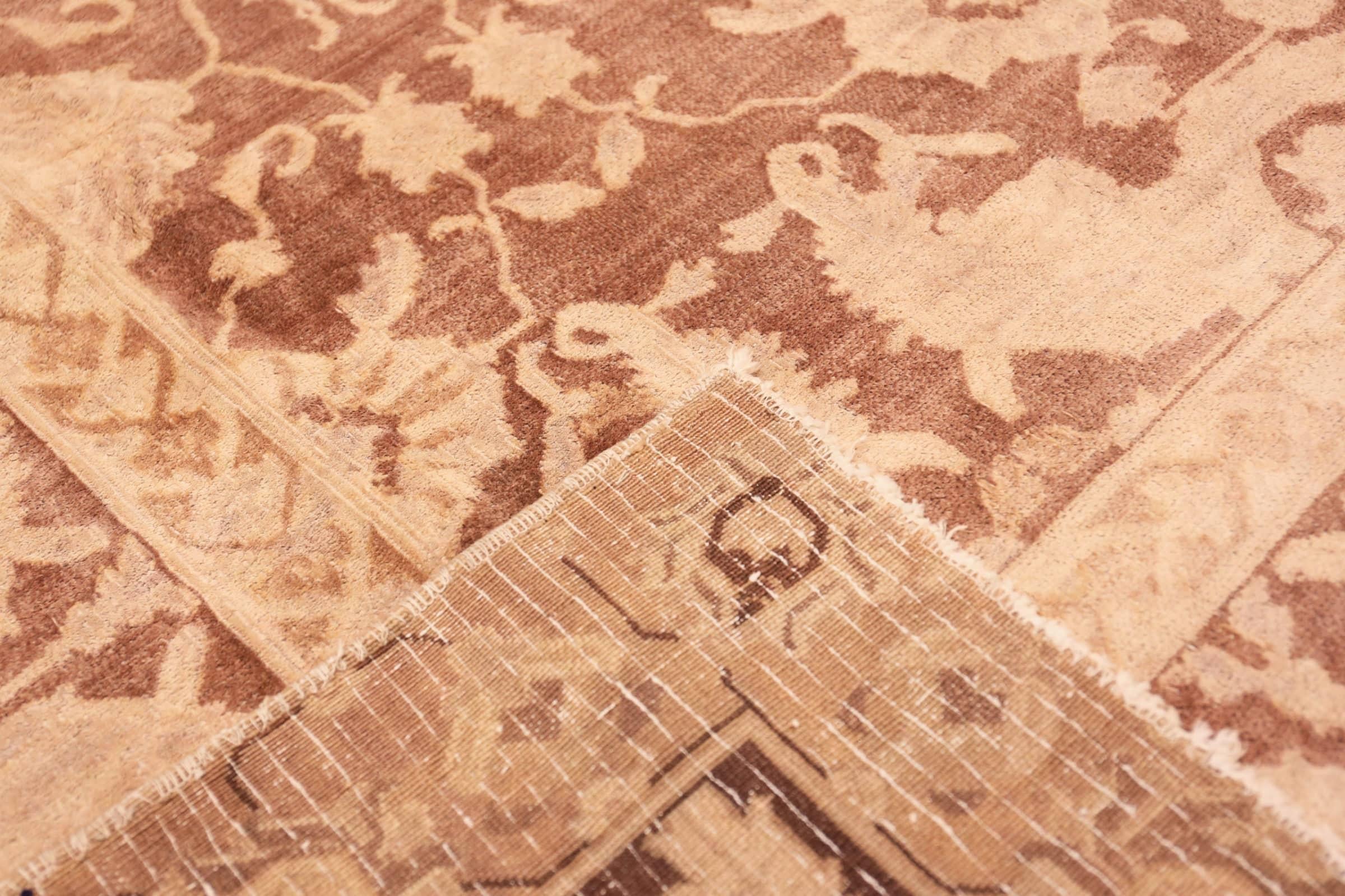 Alfombra india Agra antigua del tamaño de una habitación. 9 pies 2 pulgadas x 11 pies 8 pulgadas Lana en venta