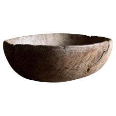 Antique Root Bowl, Wabi Sabi Style, Scandinavia 1800s