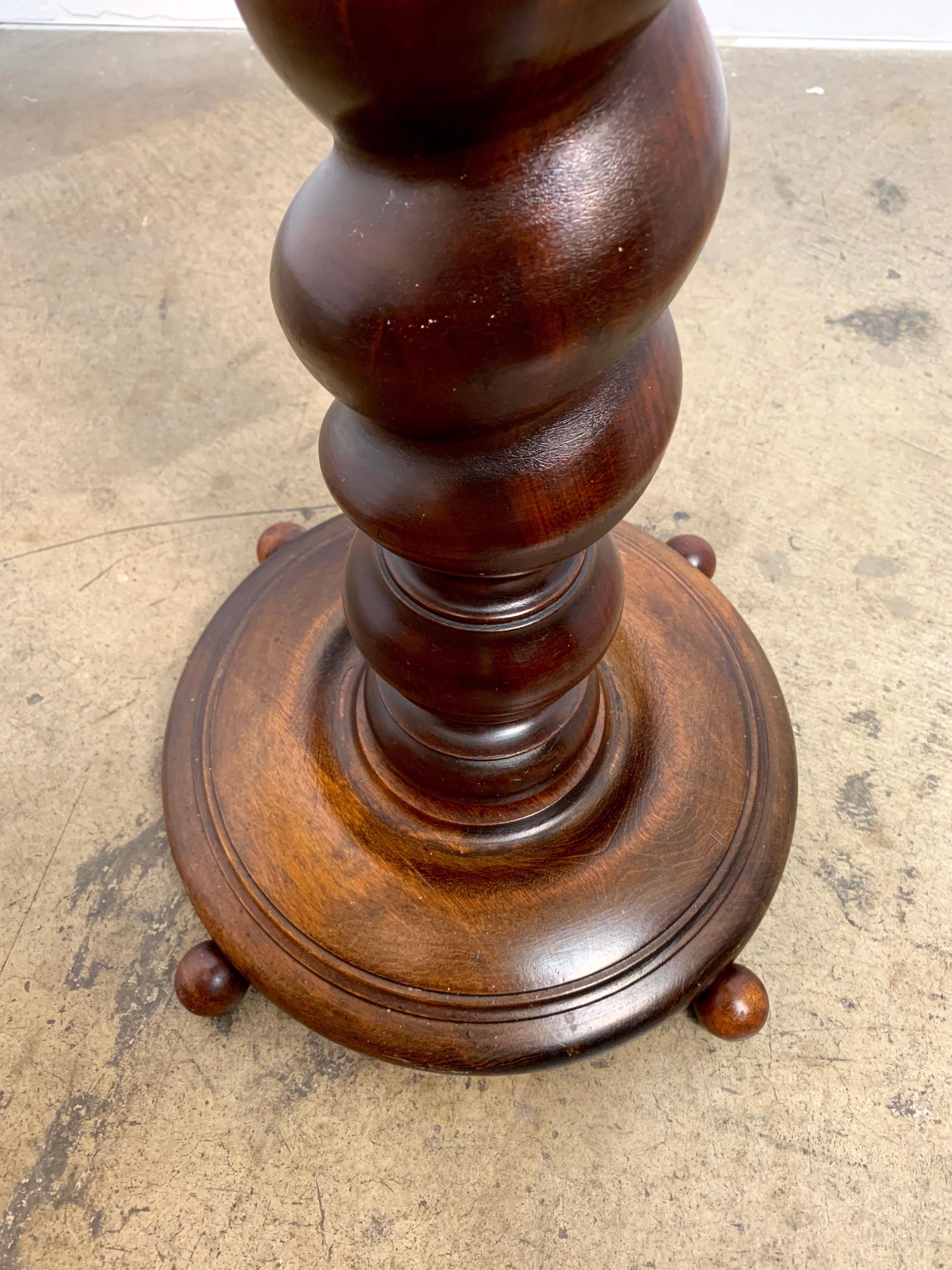 20th Century Antique Rope Twist Pedestal