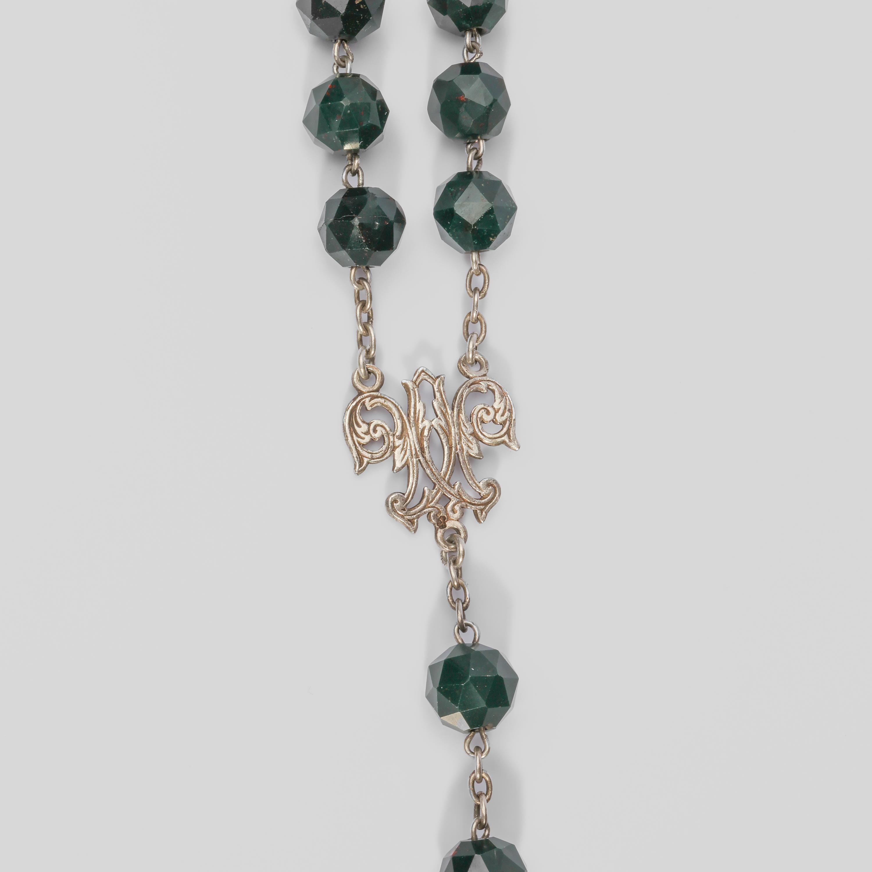 antique rosary beads