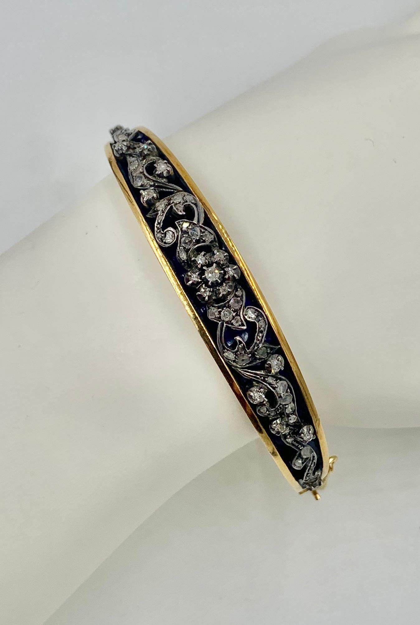 antique diamond bangle