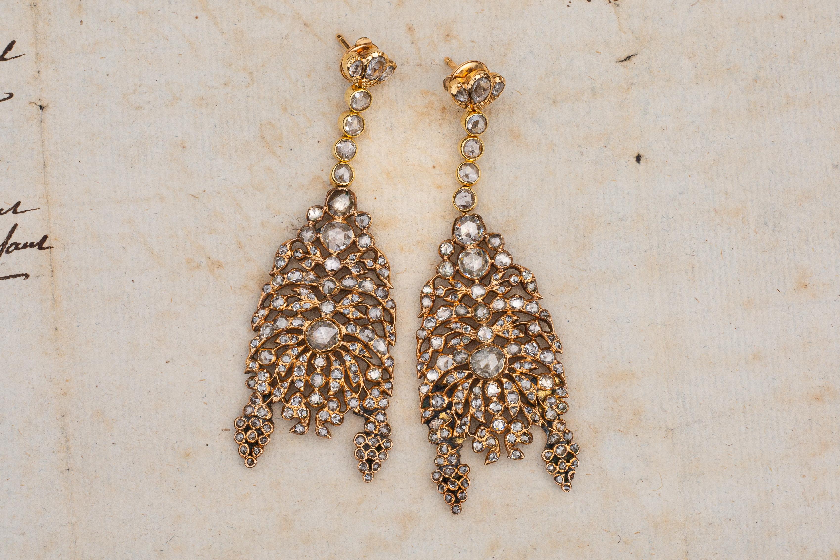 victorian chandelier earrings
