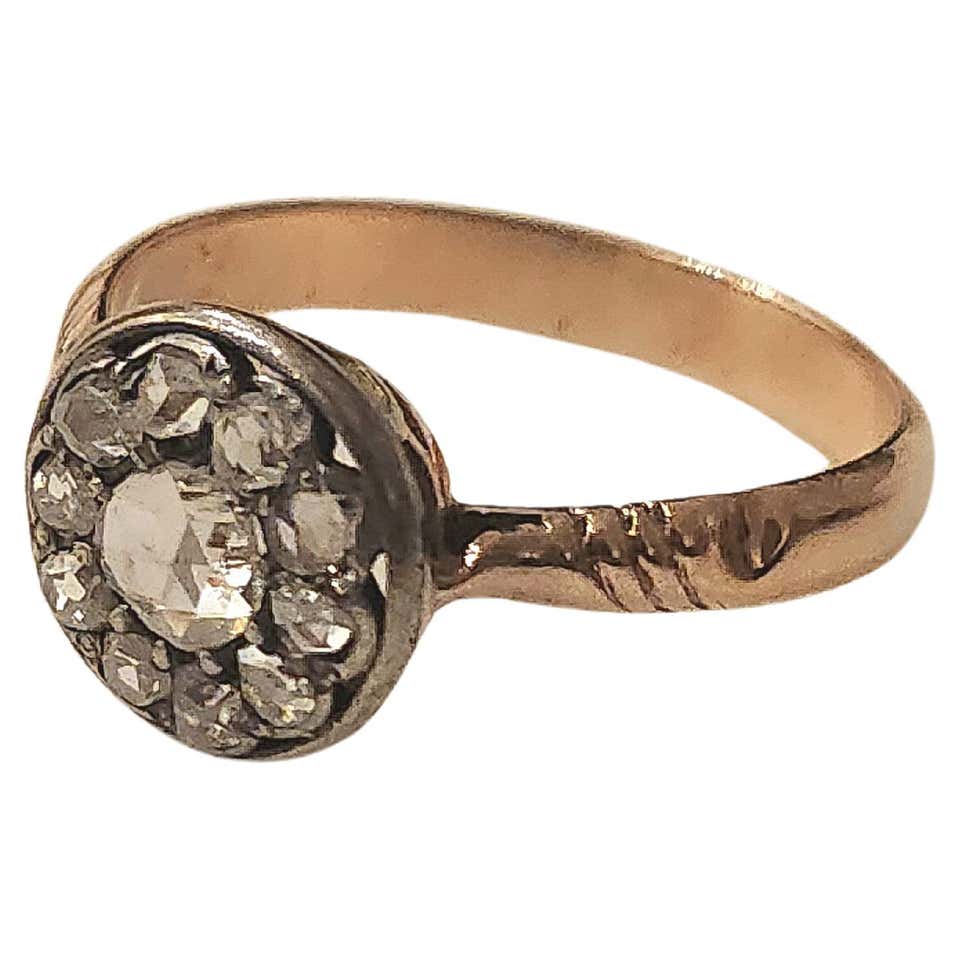 gold antike ringe von 1800 bis 1930 Antique Rose Cut Diamond Ring For Sale at 1stDibs antike ringe von