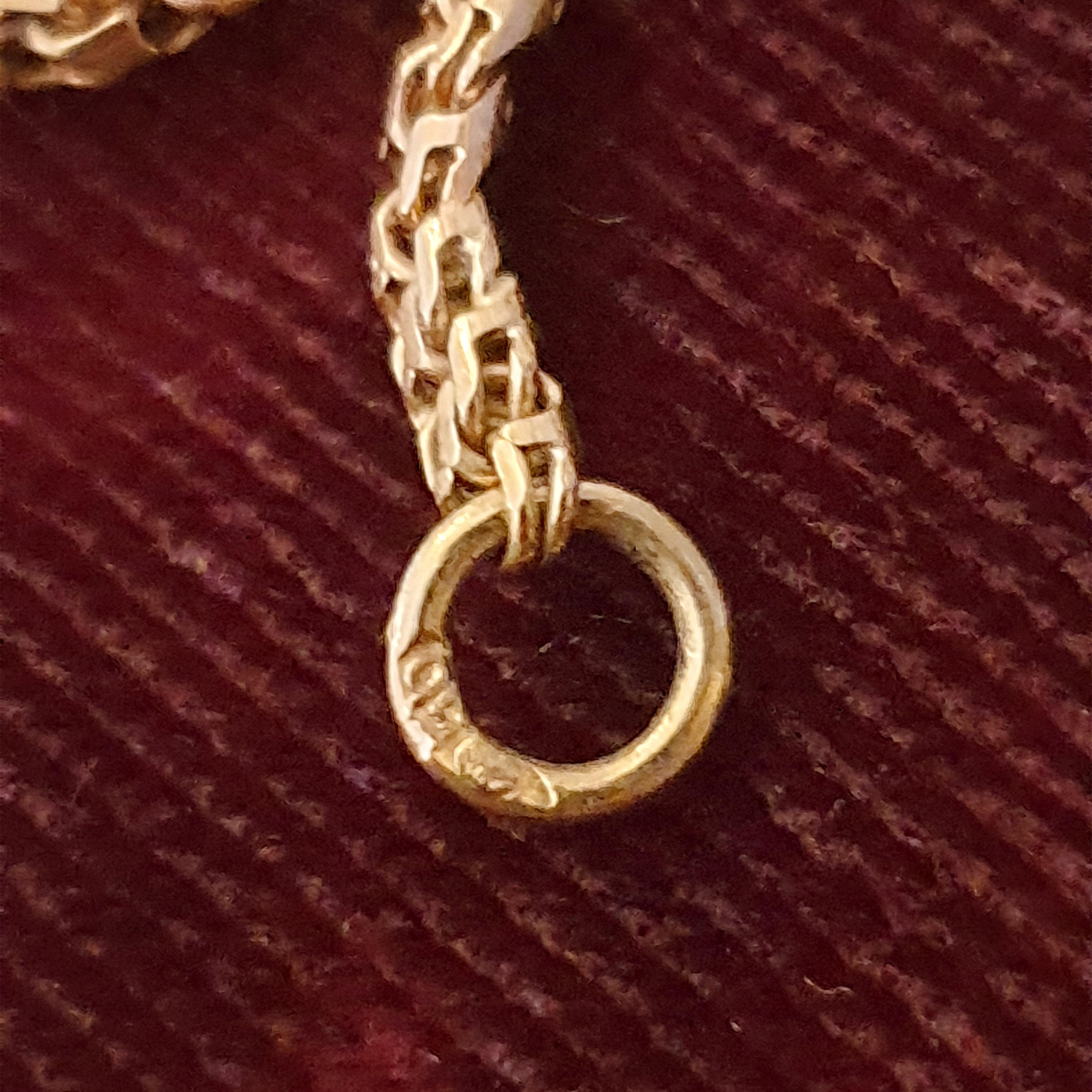 Victorian Antique Rose Cut Diamond Russian Gold Necklace For Sale