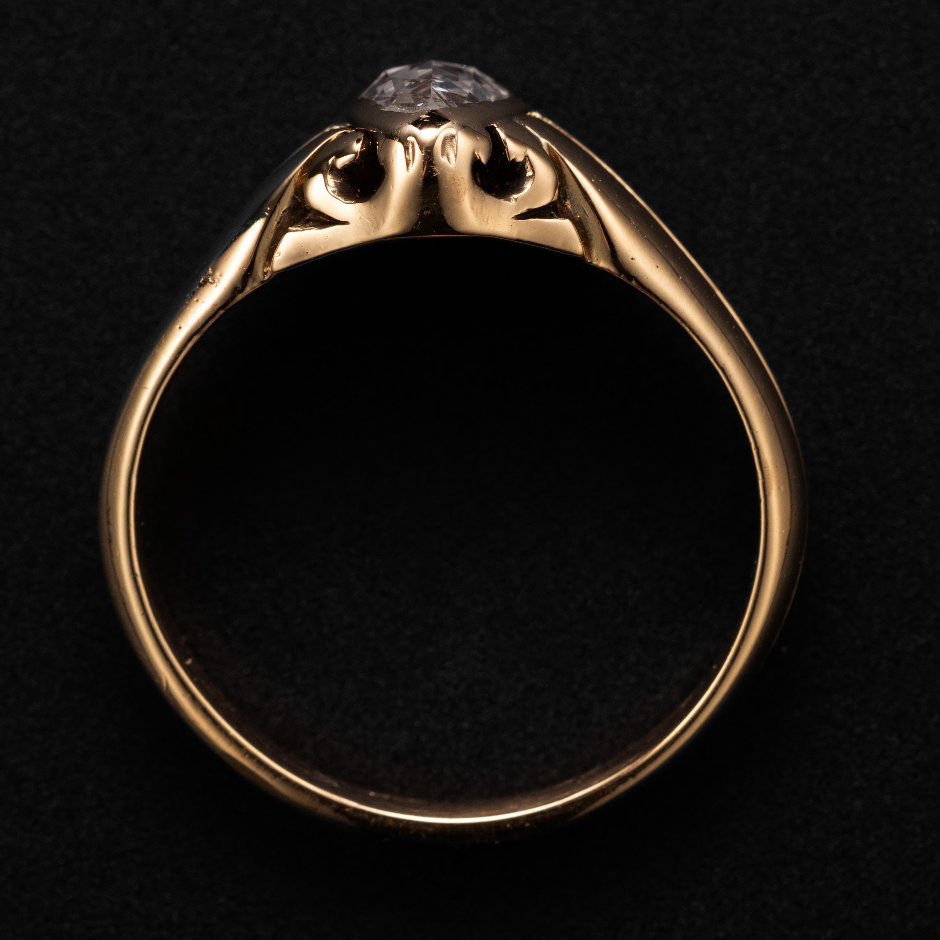 rosenschliff diamant ring