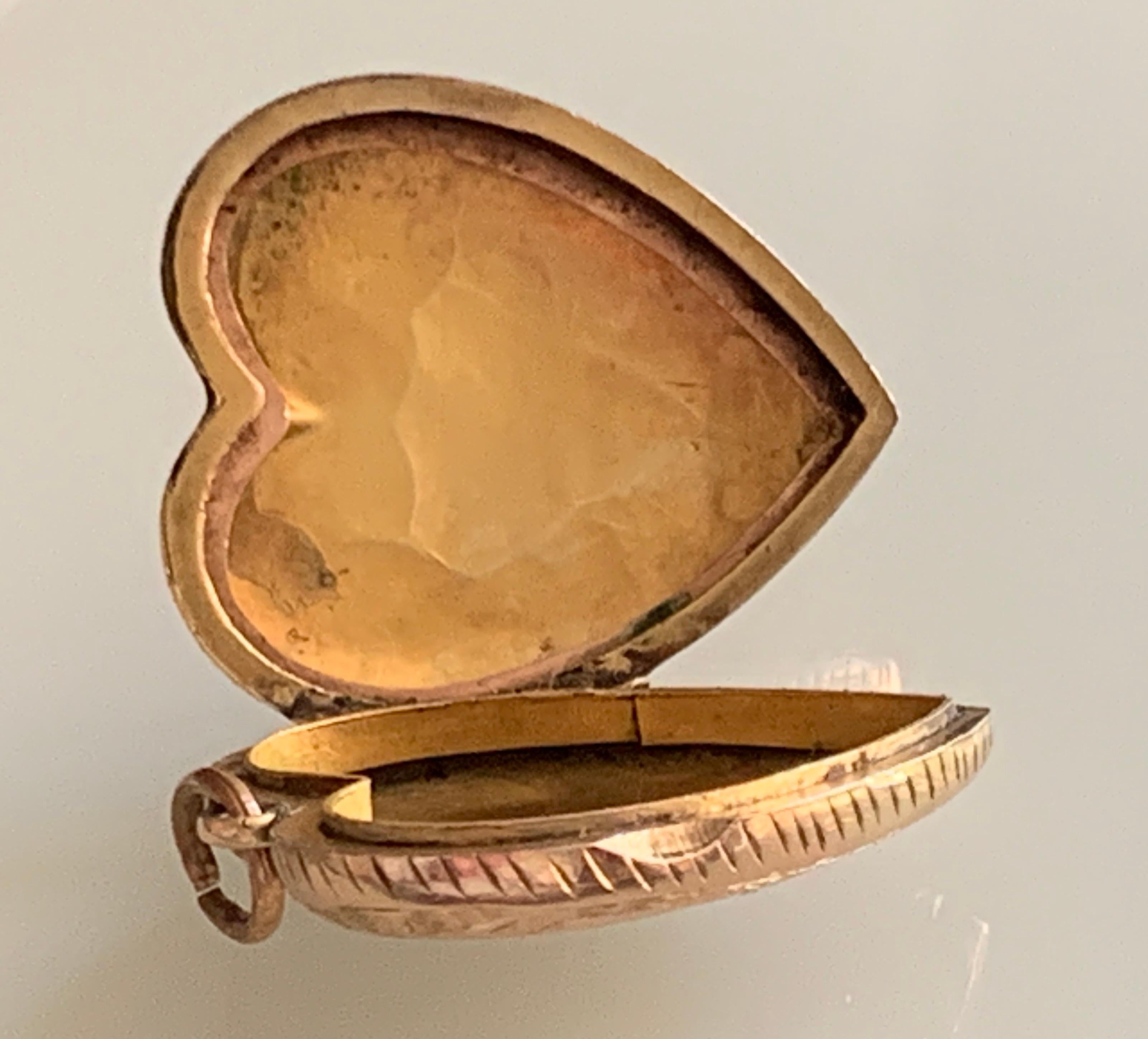 Edwardiano  Medaglione grande in oro rosa con marchio di garanzia in vendita 6