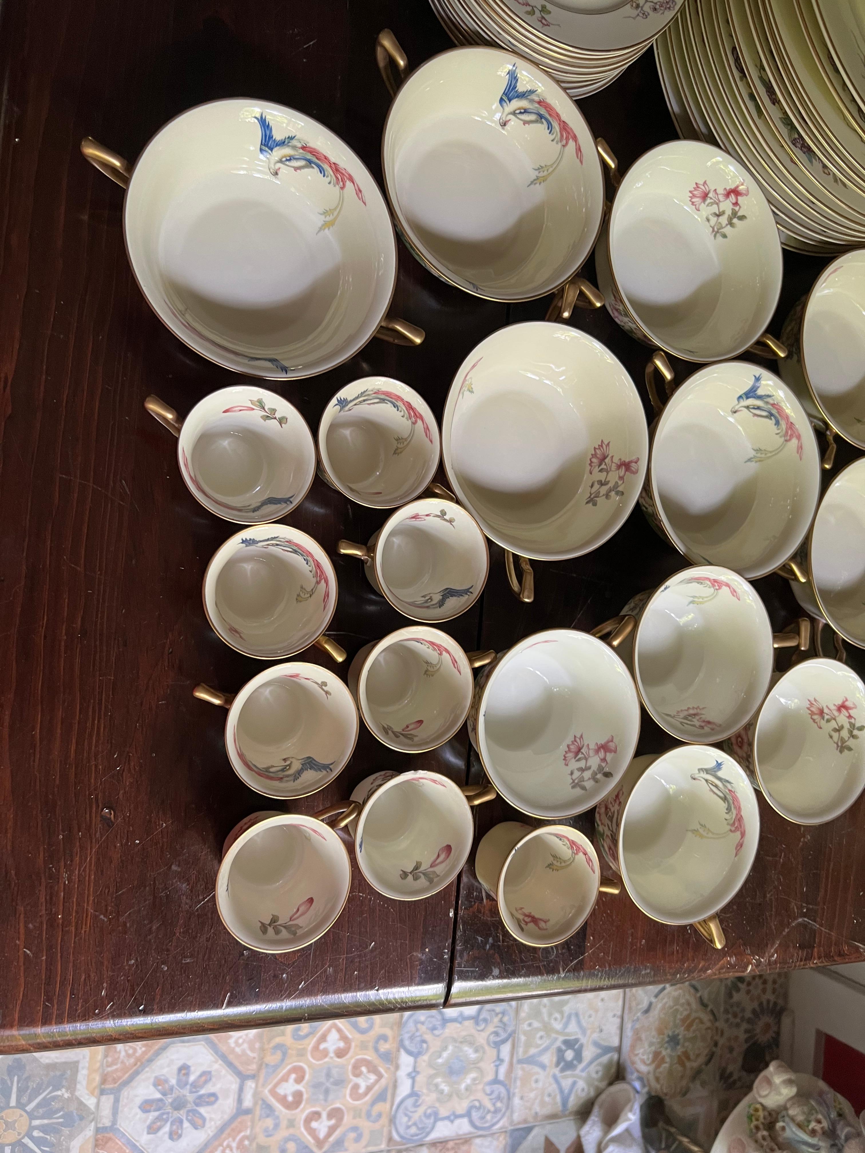 Juego antiguo de porcelana fina Rosenthal Ivory Bavaria Phoenix- 87 piezas en venta 6