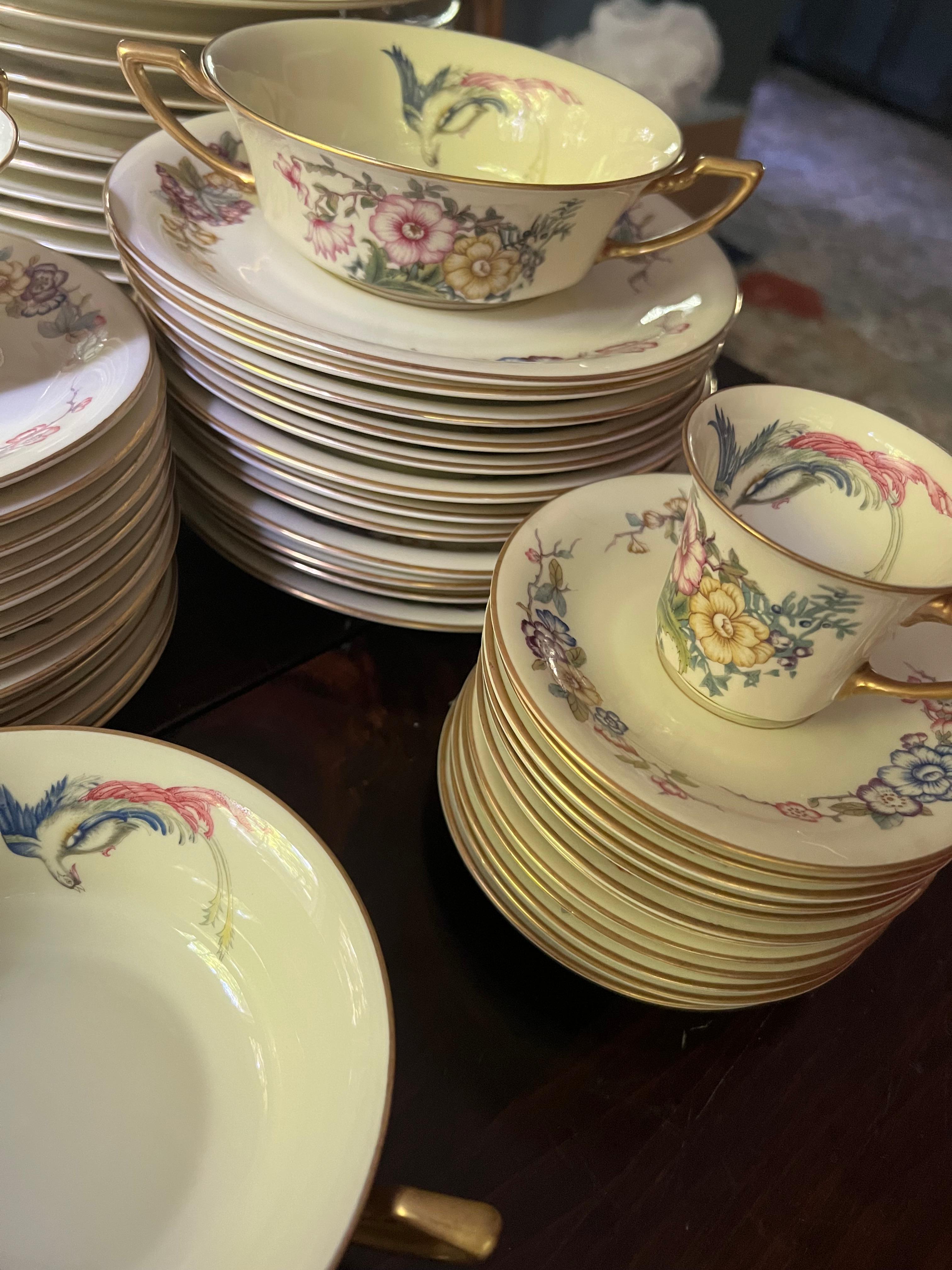 Juego antiguo de porcelana fina Rosenthal Ivory Bavaria Phoenix- 87 piezas en venta 8