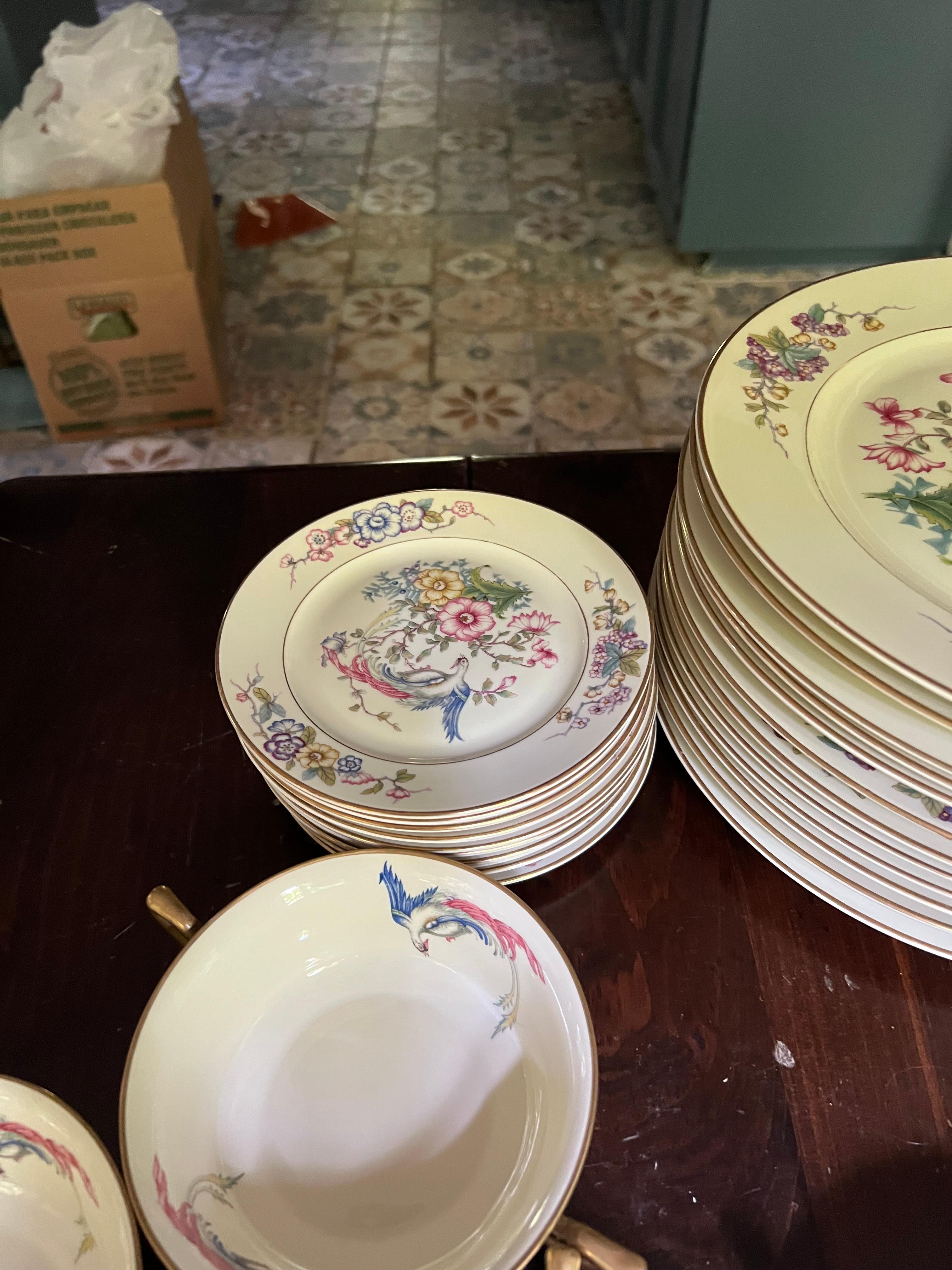 Juego antiguo de porcelana fina Rosenthal Ivory Bavaria Phoenix- 87 piezas en venta 9