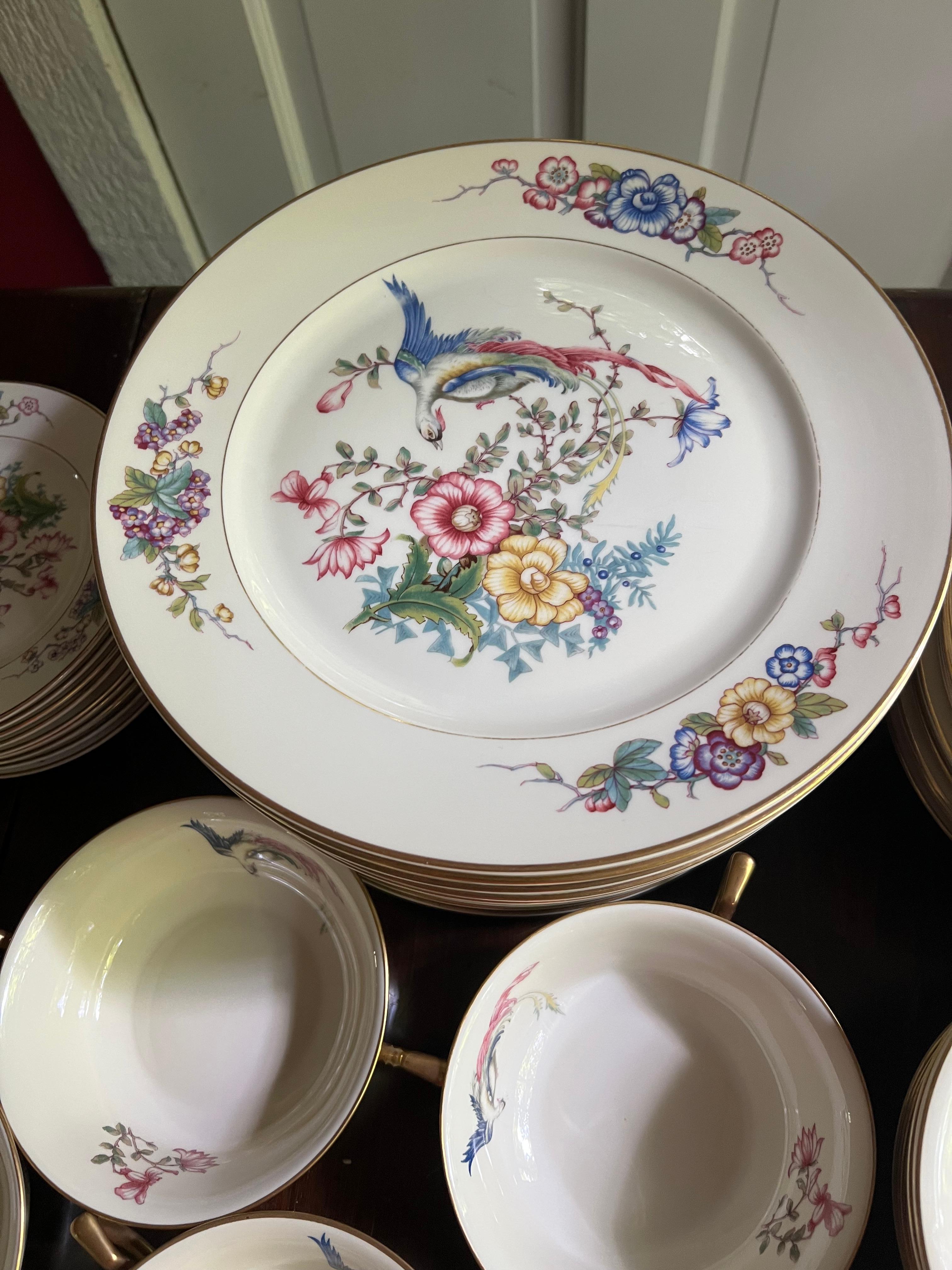 Juego antiguo de porcelana fina Rosenthal Ivory Bavaria Phoenix- 87 piezas en venta 1