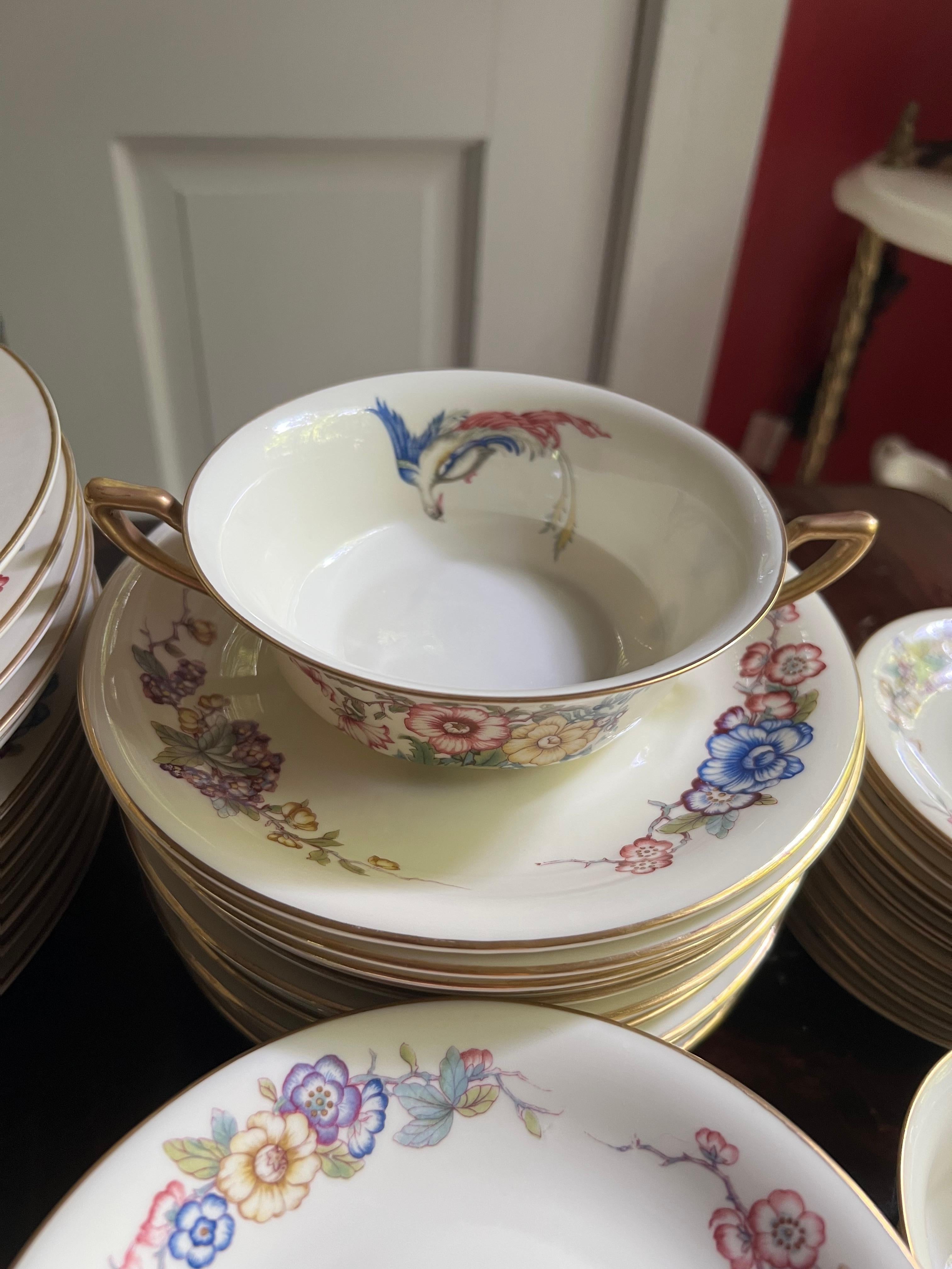 Juego antiguo de porcelana fina Rosenthal Ivory Bavaria Phoenix- 87 piezas en venta 2