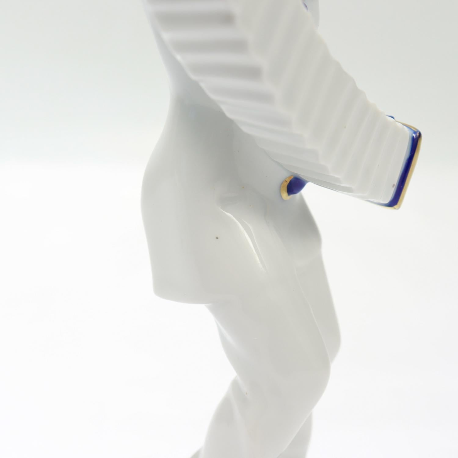 Antico clown Pierrot in porcellana Rosenthal n. 436 di A. Caasmann in vendita 1