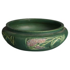 Antique Roseville Art Pottery Bowl with Rosecraft Pattern c1915