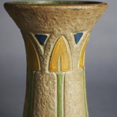 Jarrón antiguo de Roseville Arts & Crafts Pottery, Mystique, C1916