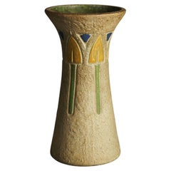 Used Roseville Arts & Crafts Pottery Vase, Mystique, C1916