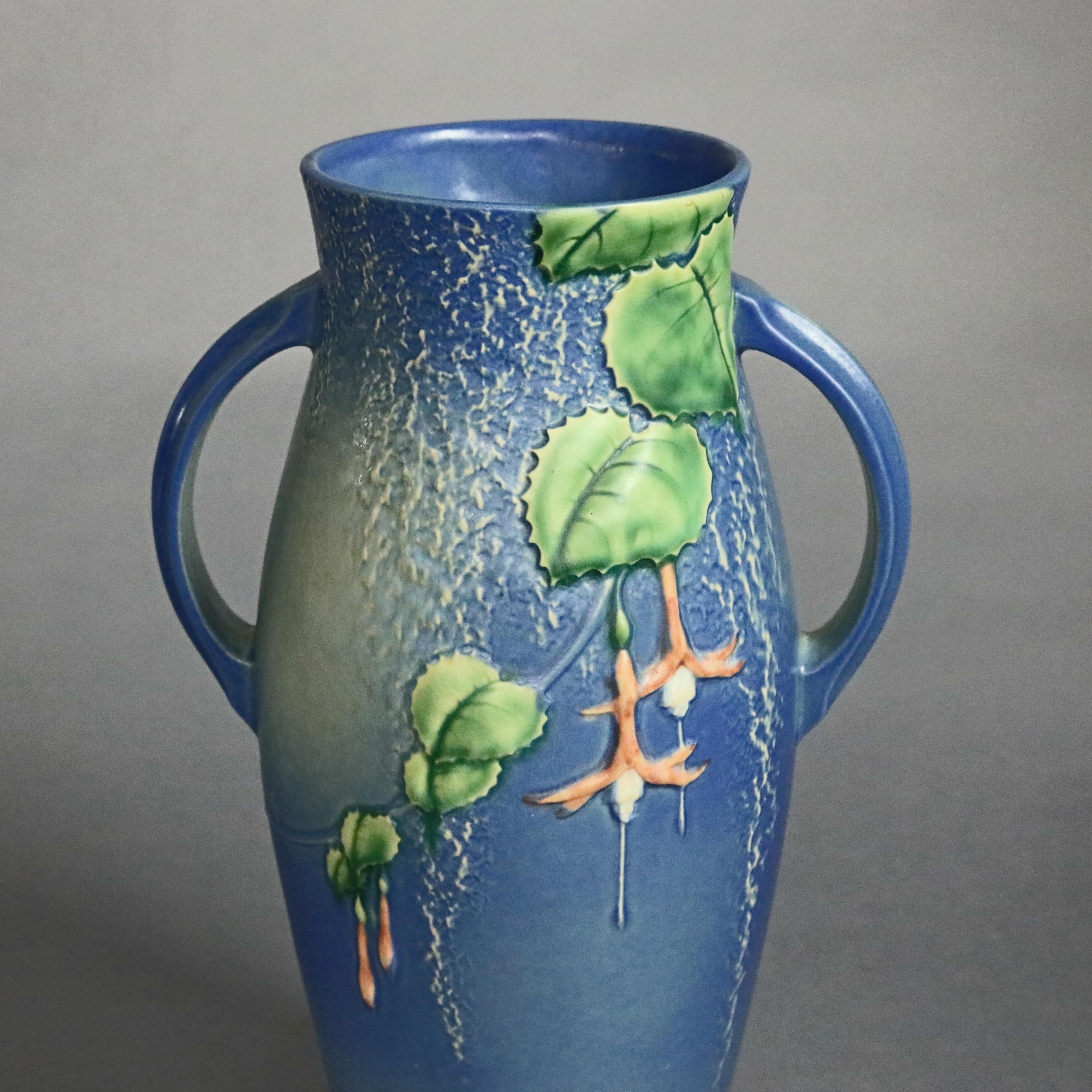 roseville fuchsia vase