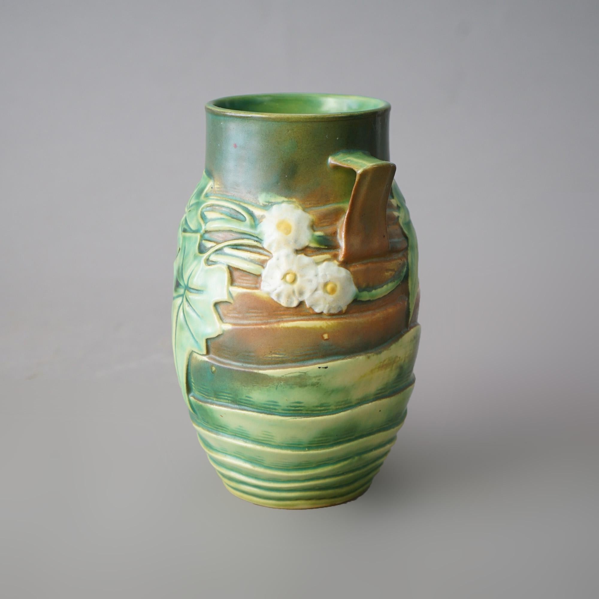 roseville vase green