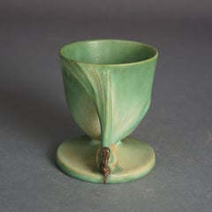 Antique Roseville Pottery Bowl With Pinecone Pattern C1923