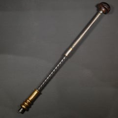 Antique Rosewood and Bronze Push Drill Brace
