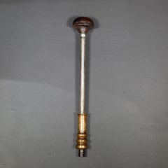 Support de perceuse à poussoir en bois de rose et bronze antique