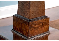 Antique Rosewood Center Table With Brass Inlay