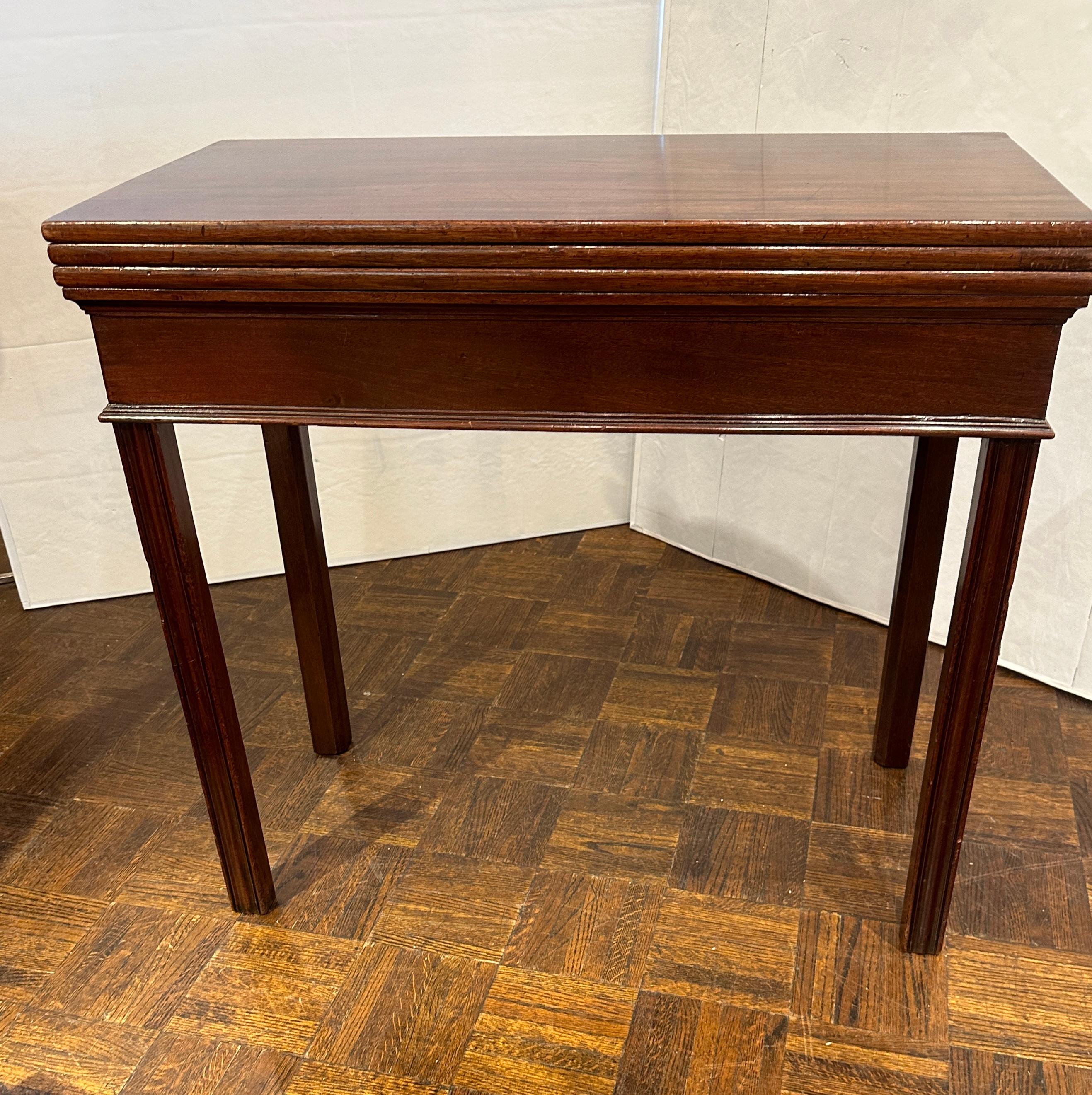 Antique Rosewood  Folding Game Table For Sale 5